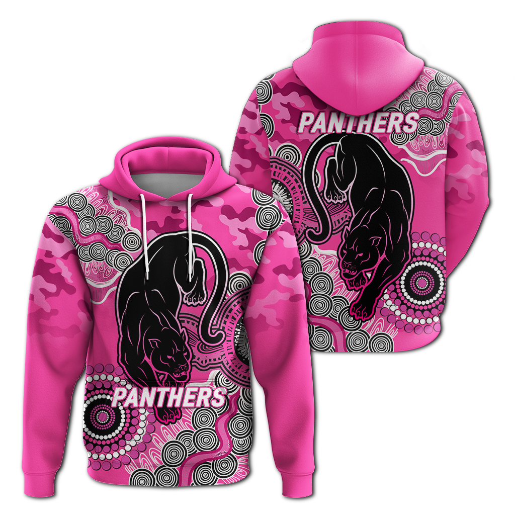 Panthers Rugby ANZAC Day Camouflage Indigenous Art Hoodie - LT12 - Vibe Hoodie Shop