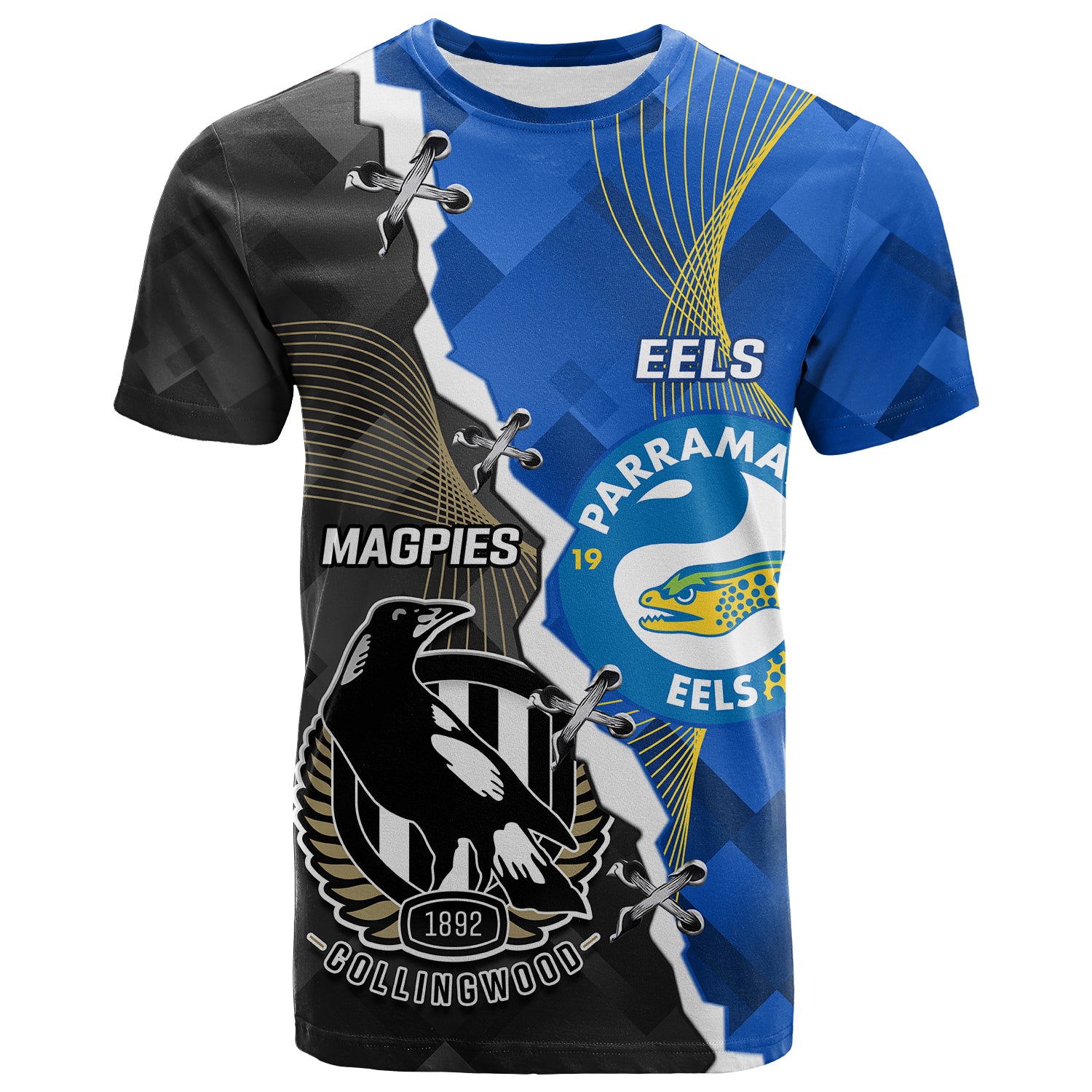 CUSTOMER REQUEST- Magpies and Eels - 01/11/2024 - T Shirt - LT14