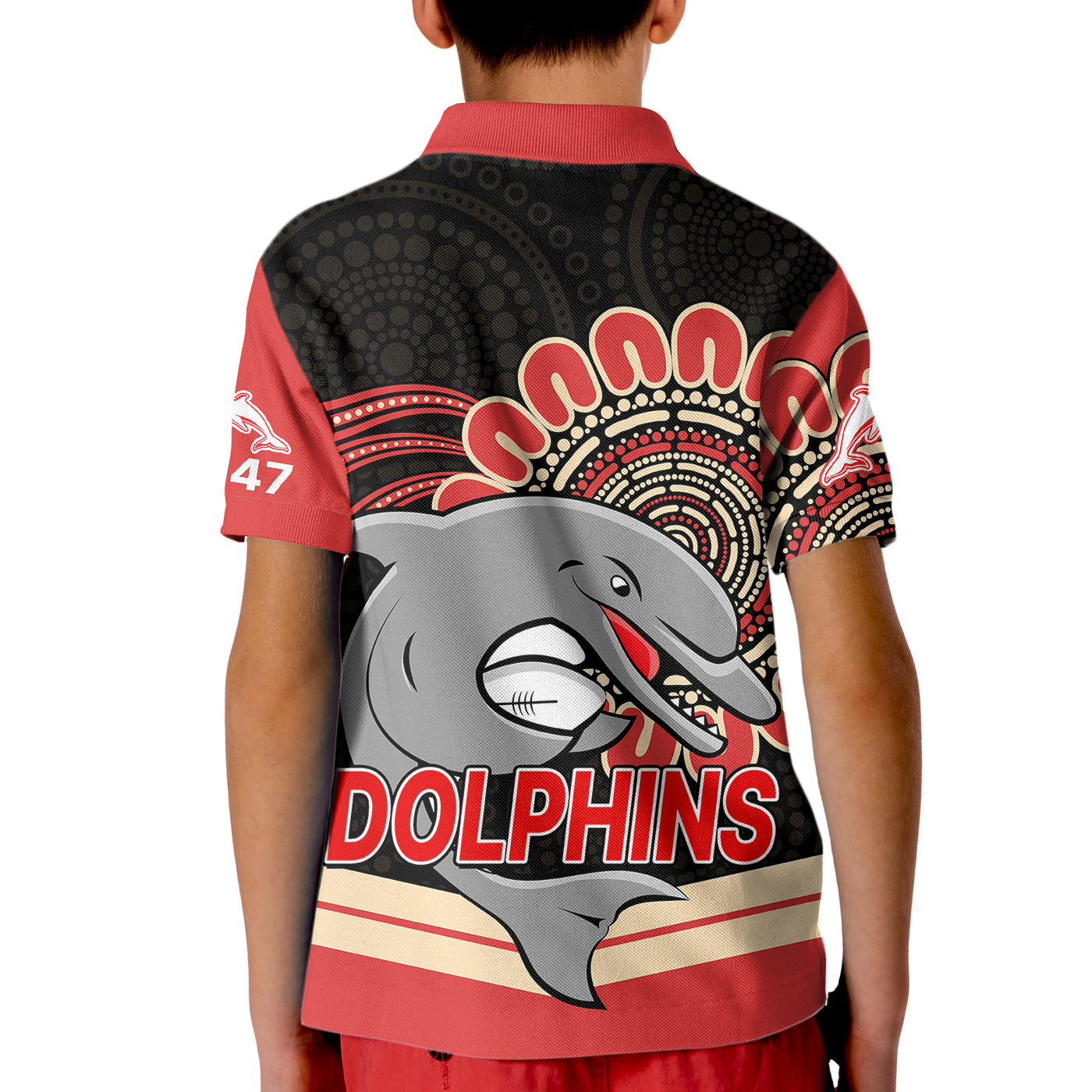 nrl-redcliffe-dolphins-kid-polo-shirt