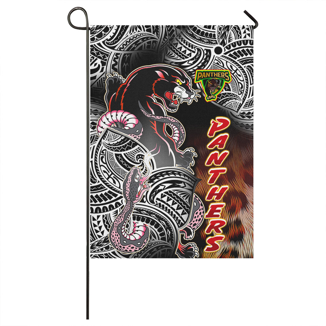 Panthers Rugby Polynesian Flag - Custom Wild Black Penrith Panthers Flag - Vibe Hoodie Shop