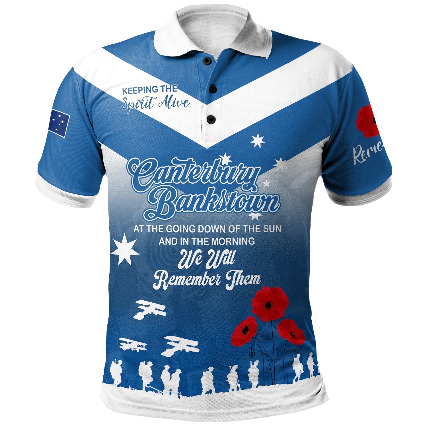 australia-canterbury-bankstown-anzac-custom-polo-shirt-keeping-the-spirit-alive-polo-shirt