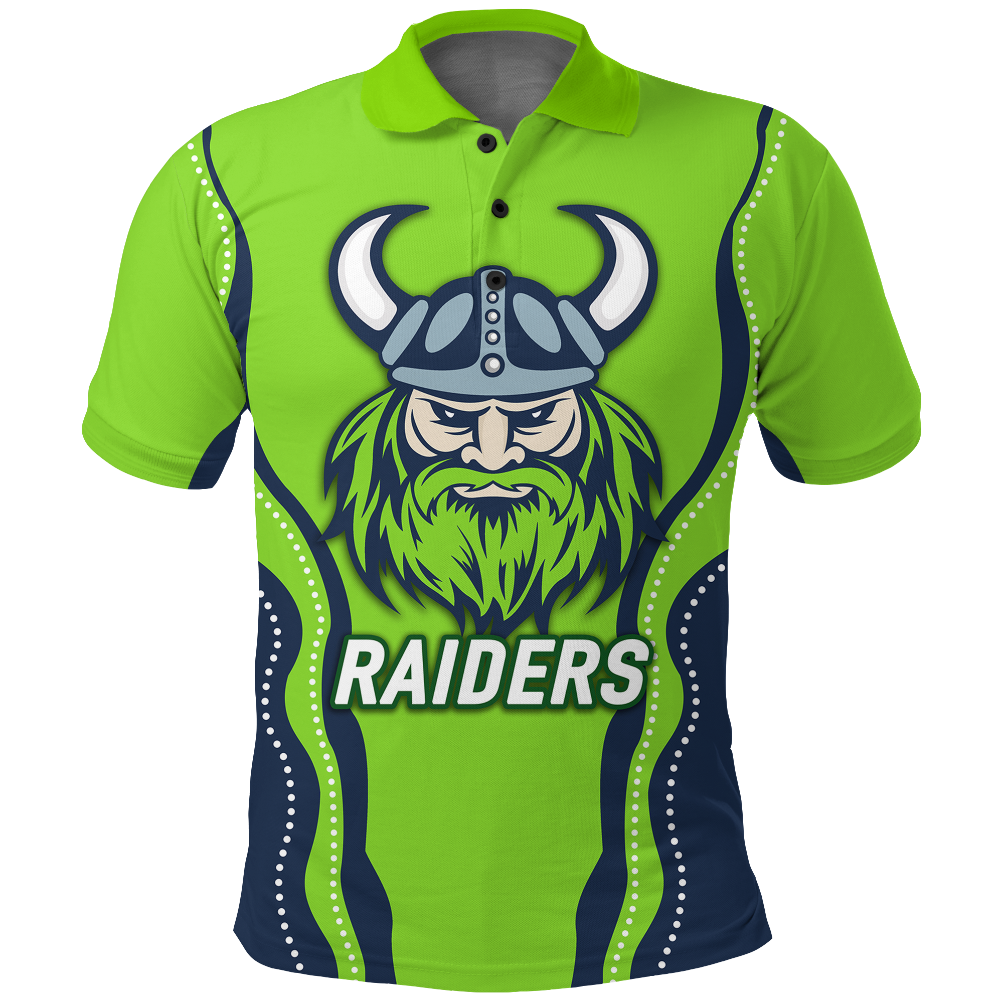 Canberra Raiders Rugby Indigenous Polo Shirt - - Vibe Hoodie Shop