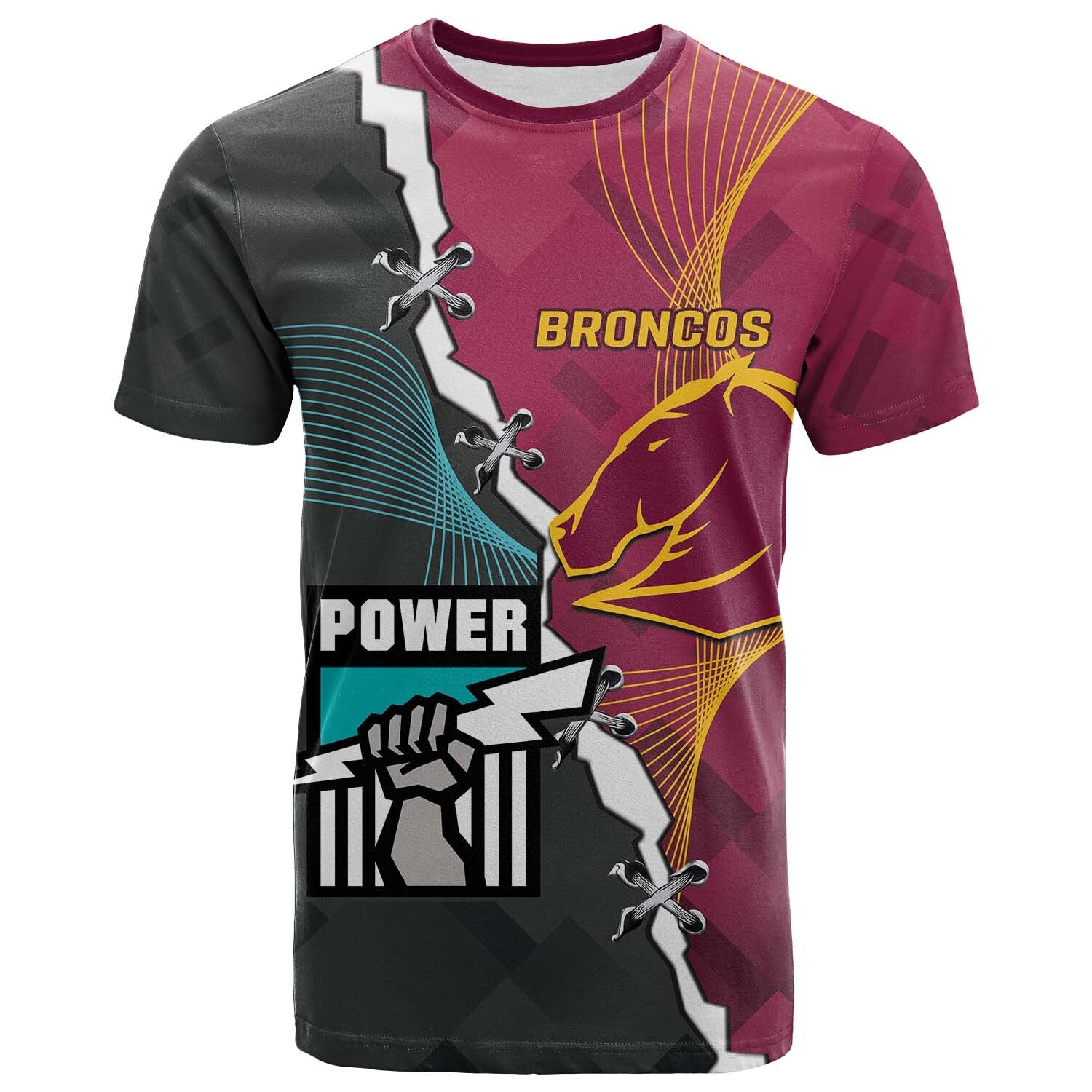 CUSTOMER REQUEST- Broncos Power - 25/06/2024 - T Shirt - LT14