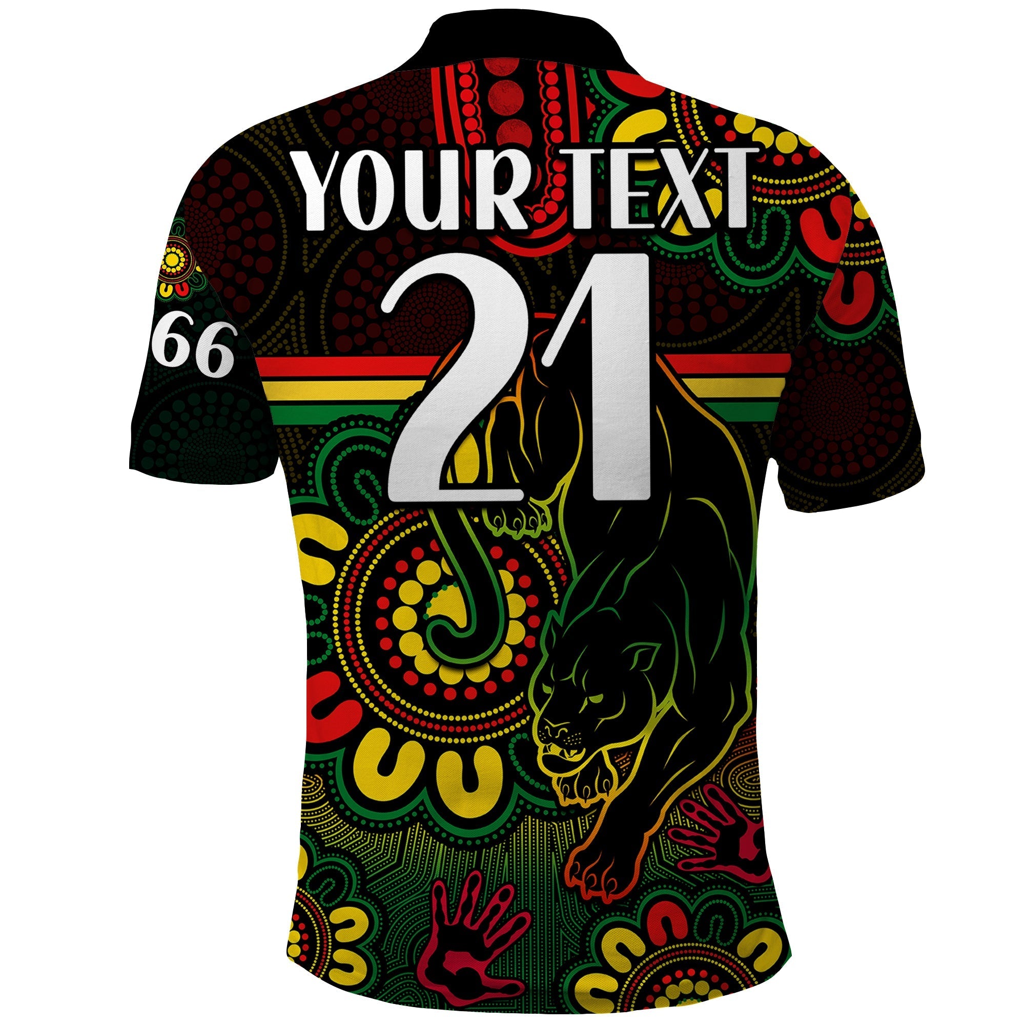 (Custom Personalised) NRL Penrith Panthers Rugby Polo Shirt Panthers 1966 Aboriginal LT9 - Vibe Hoodie Shop