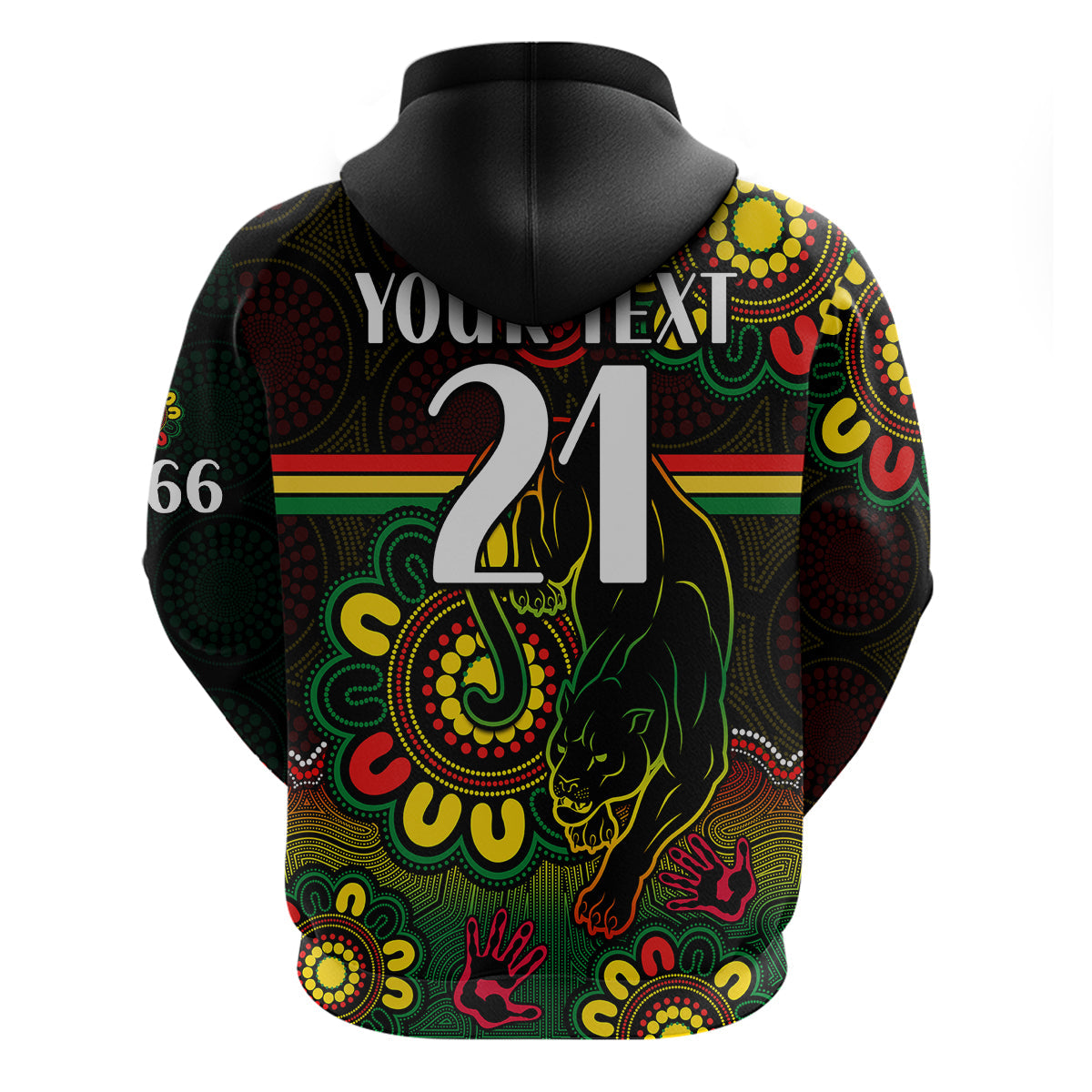 (Custom Personalised) NRL Penrith Panthers Rugby Hoodie Panthers 1966 Aboriginal LT9 - Vibe Hoodie Shop