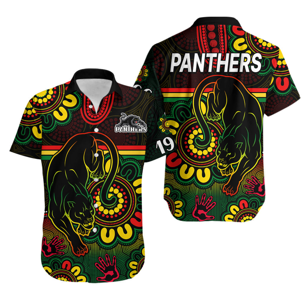 NRL Penrith Panthers Rugby Hawaiian Shirt Panthers 1966 Aboriginal - Vibe Hoodie Shop