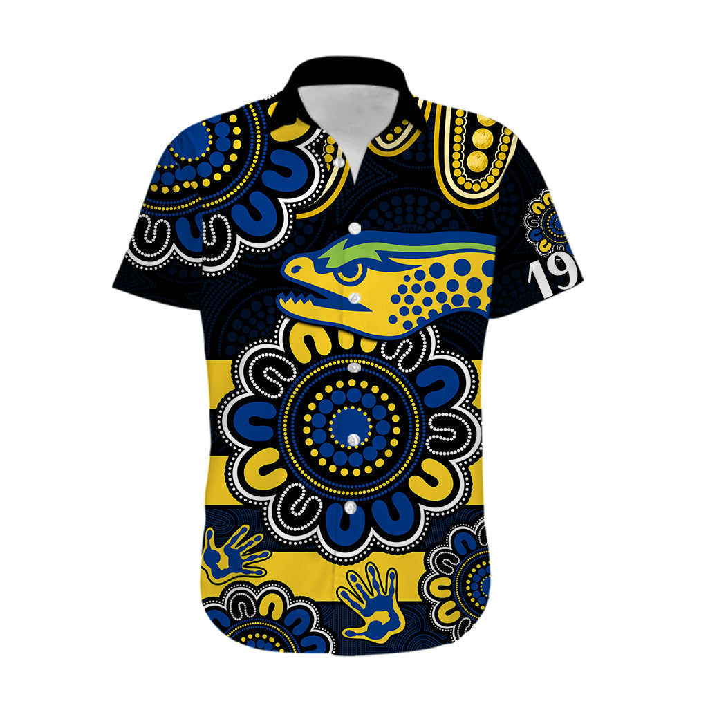 (Custom Personalised) NRL Parramatta Eels Rugby Hawaiian Shirt Eels 1947 Aboriginal - Vibe Hoodie Shop