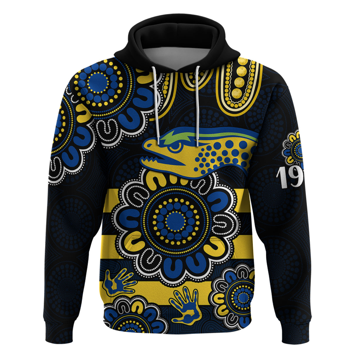 (Custom Personalised) NRL Parramatta Eels Rugby Hoodie Eels 1947 Aboriginal LT9 - Vibe Hoodie Shop