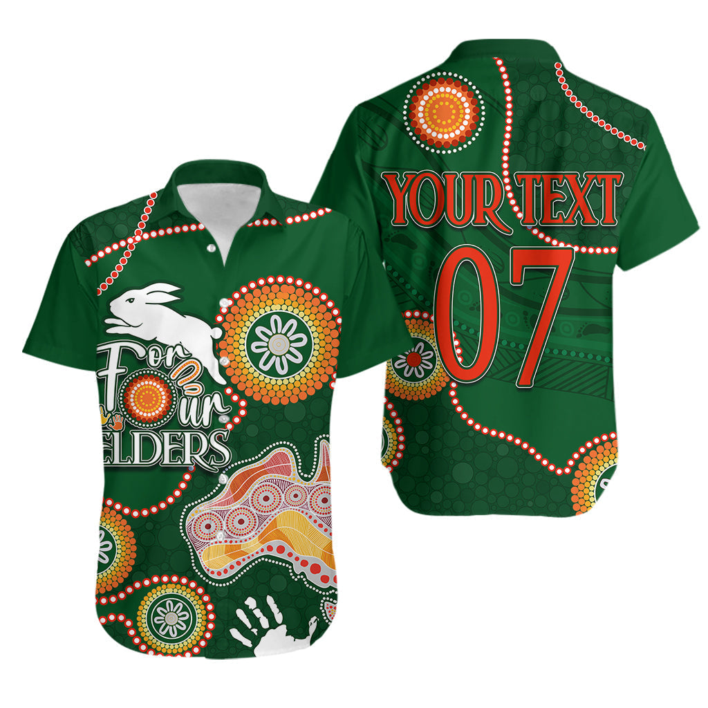 Personalised NAIDOC Week 2023 NRL Rabbitohs For Our Elders Hawaiian Shirt - Vibe Hoodie Shop