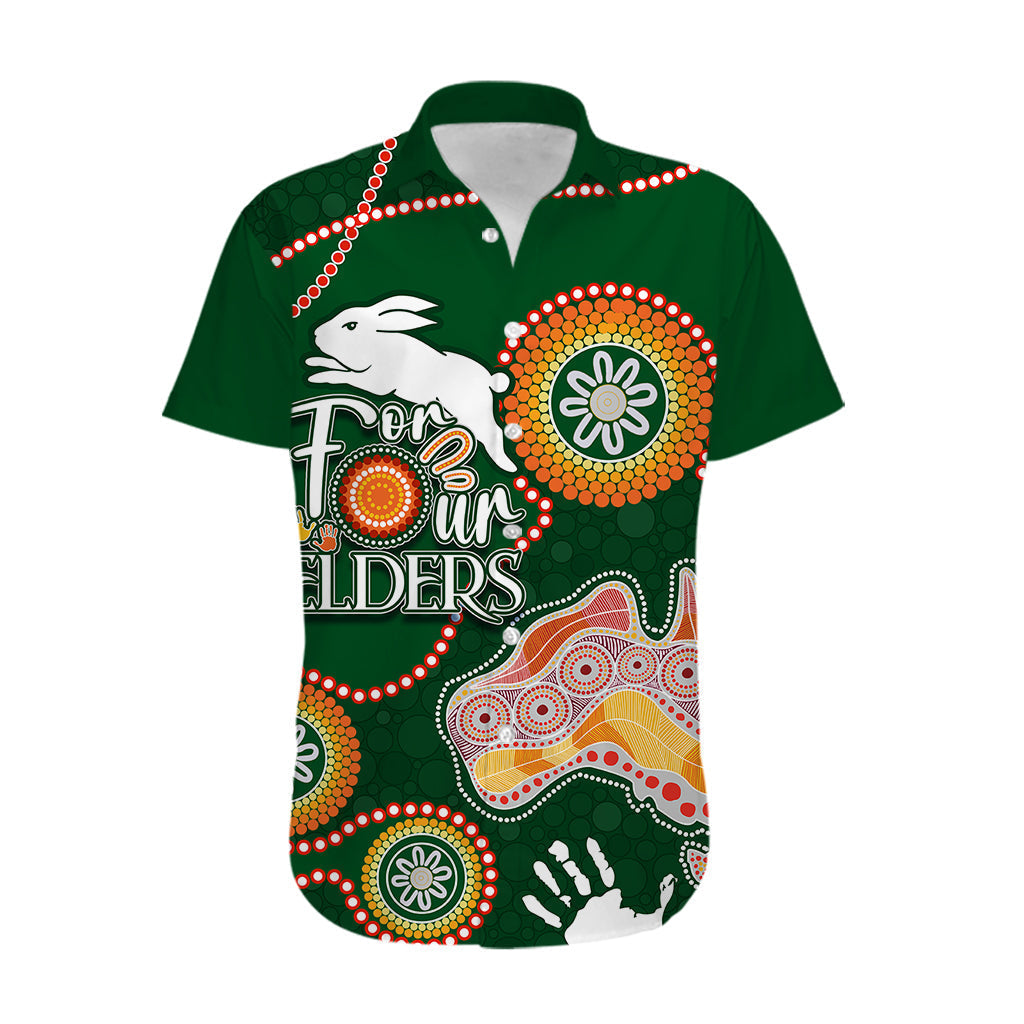 Personalised NAIDOC Week 2023 NRL Rabbitohs For Our Elders Hawaiian Shirt - Vibe Hoodie Shop