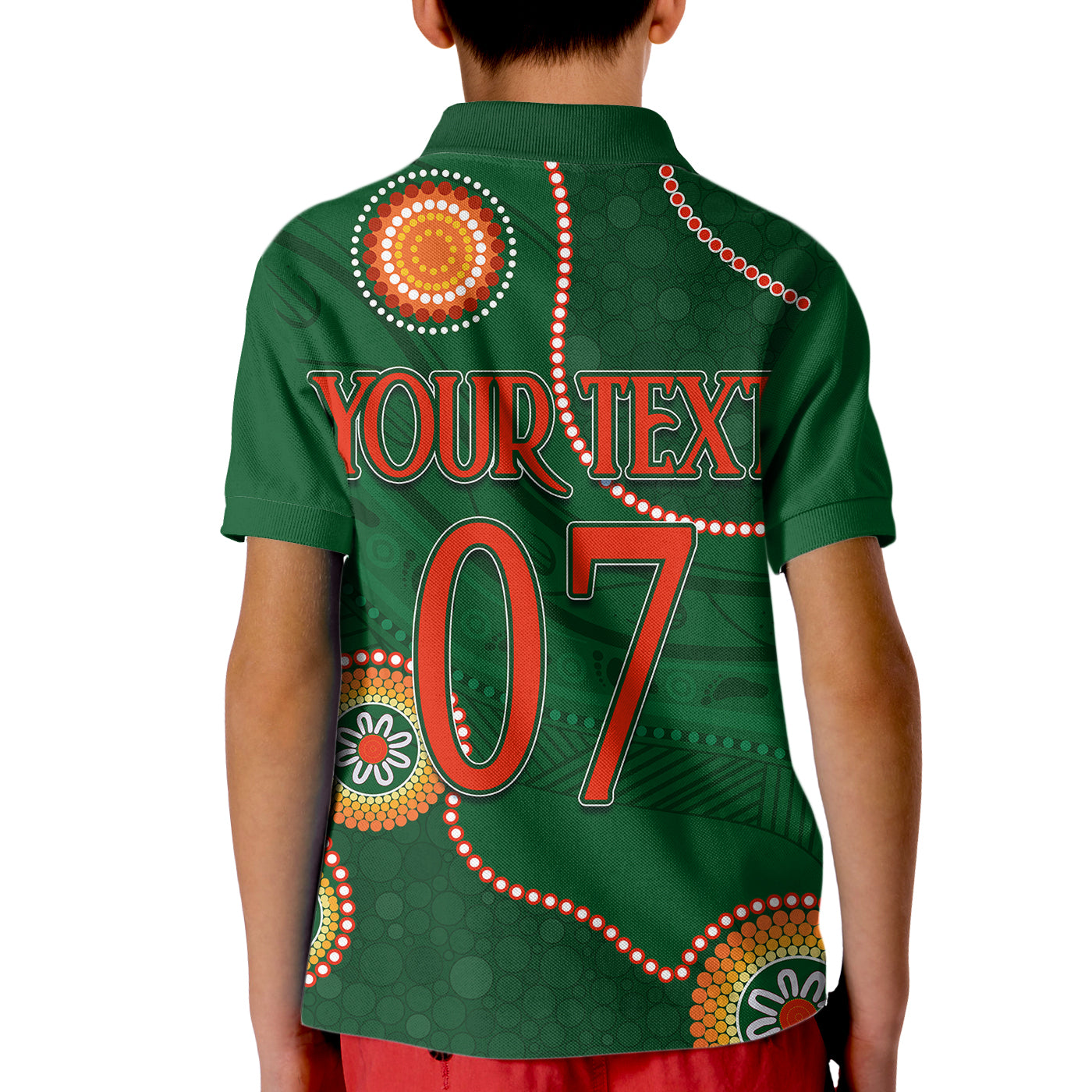 Personalised NAIDOC Week 2023 NRL Rabbitohs For Our Elders Kid Polo Shirt - Vibe Hoodie Shop