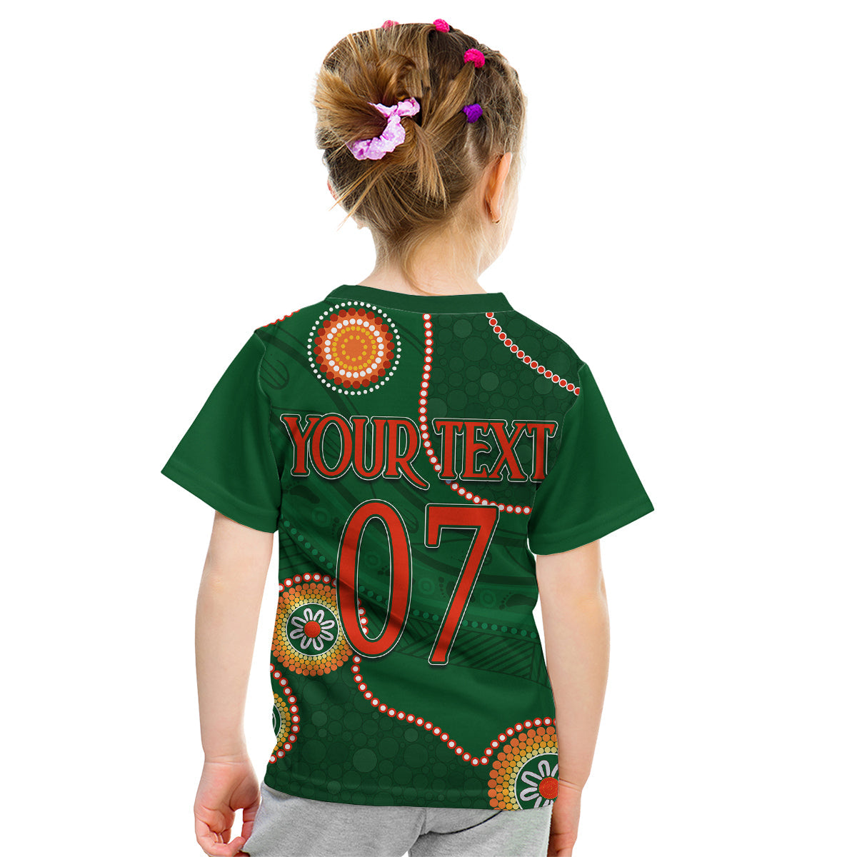 Personalised NAIDOC Week 2023 NRL Rabbitohs For Our Elders Kid T Shirt - Vibe Hoodie Shop