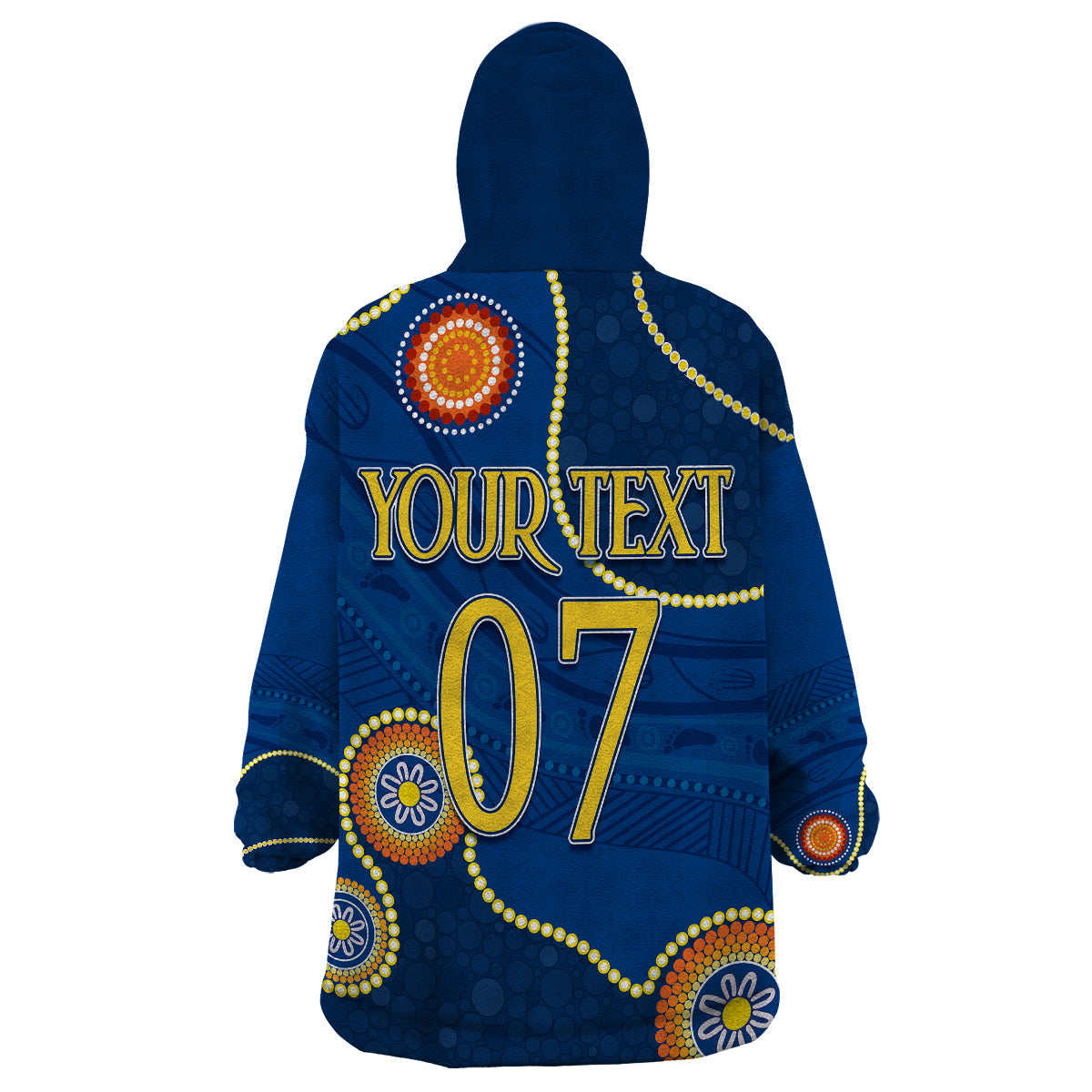 Personalised NAIDOC Week 2023 NRL Cowboys For Our Elders Wearable Blanket Hoodie - Vibe Hoodie Shop