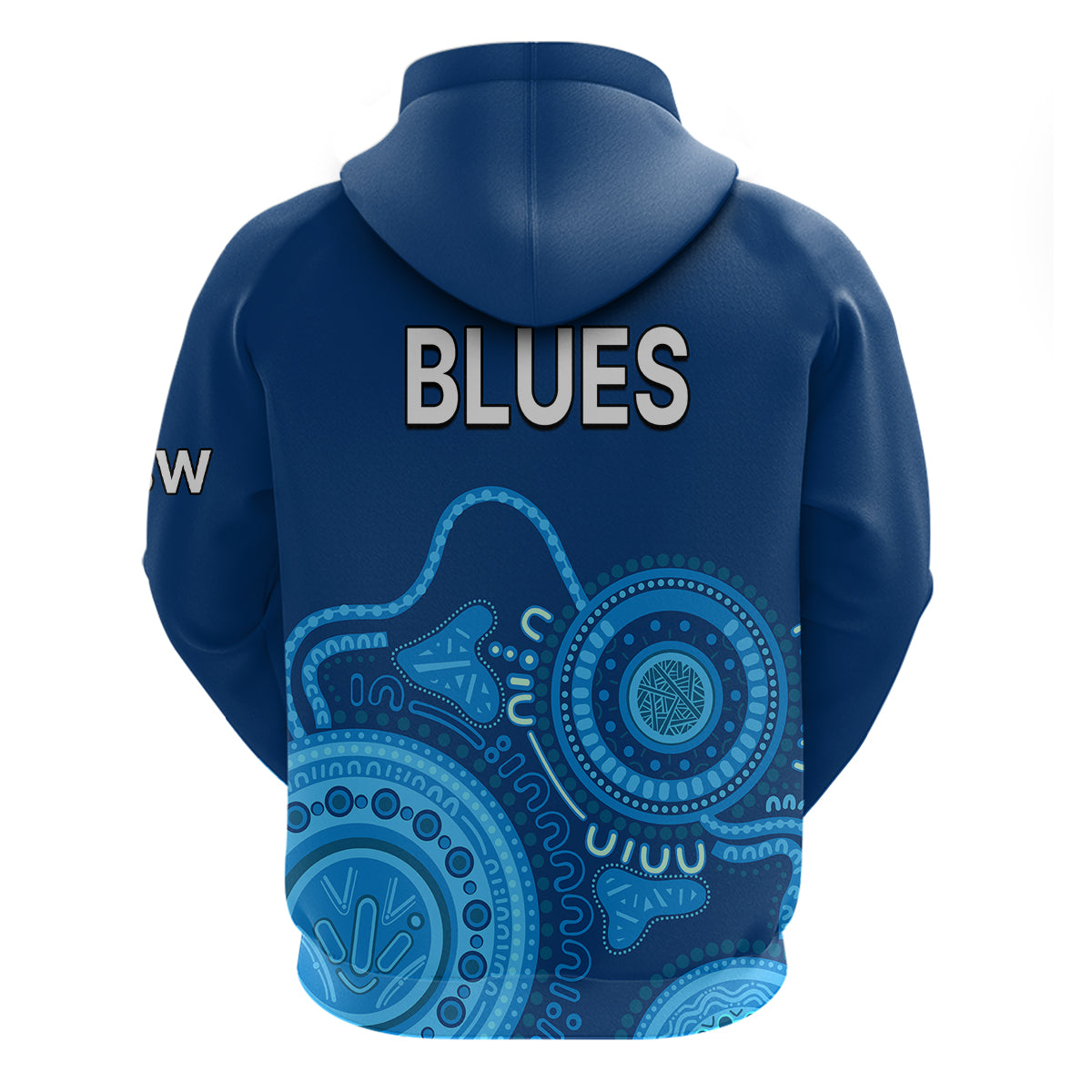 New South Wales Rugby Hoodie Indigenous NSW Blues LT9 - Vibe Hoodie Shop