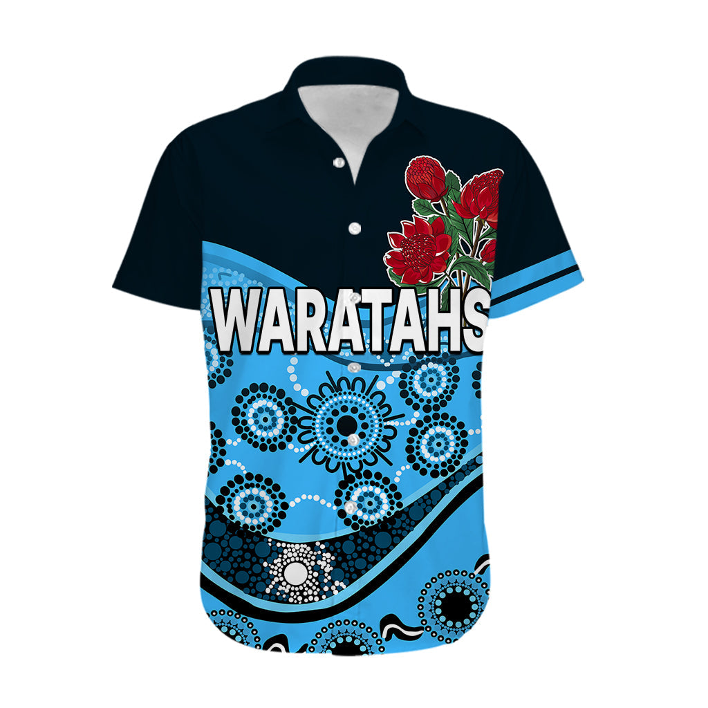 (Custom Personalised) Waratahs Rugby Hawaiian Shirt NSW Red Waratahs Indigenous - Vibe Hoodie Shop