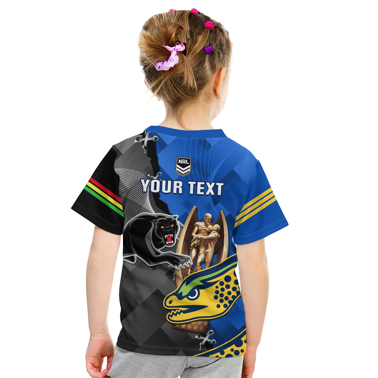 CUSTOMER REQUEST- Panthers And Eels - 05/03/2025 - Kid T Shirt - LT14