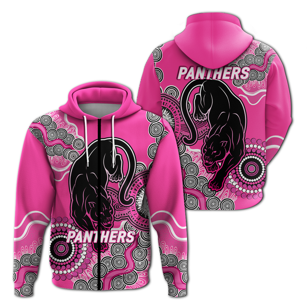 Panthers Rugby 2022 Aboriginal Art Hoodie - LT12 - Vibe Hoodie Shop