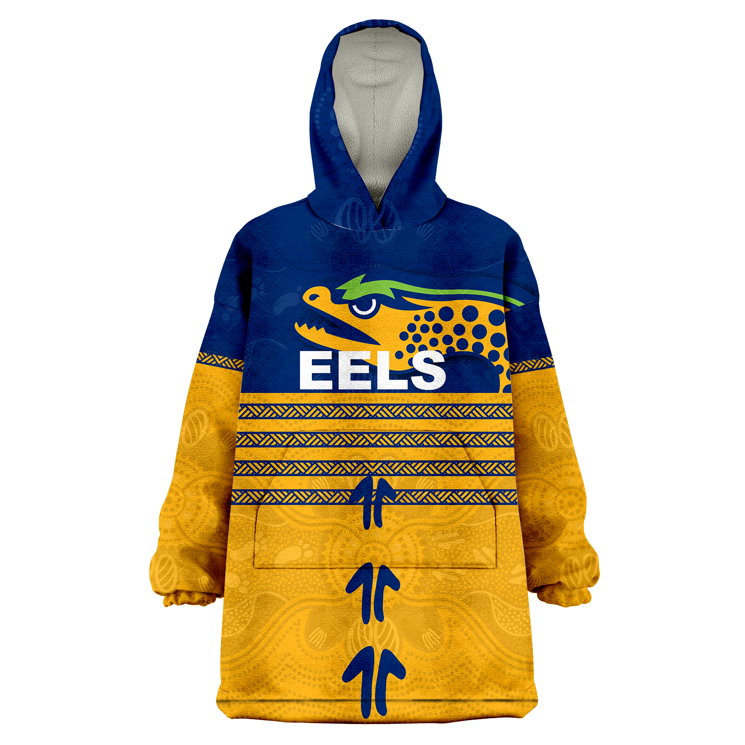 Parramatta Eels Pride Wearable Blanket Hoodie - - Vibe Hoodie Shop