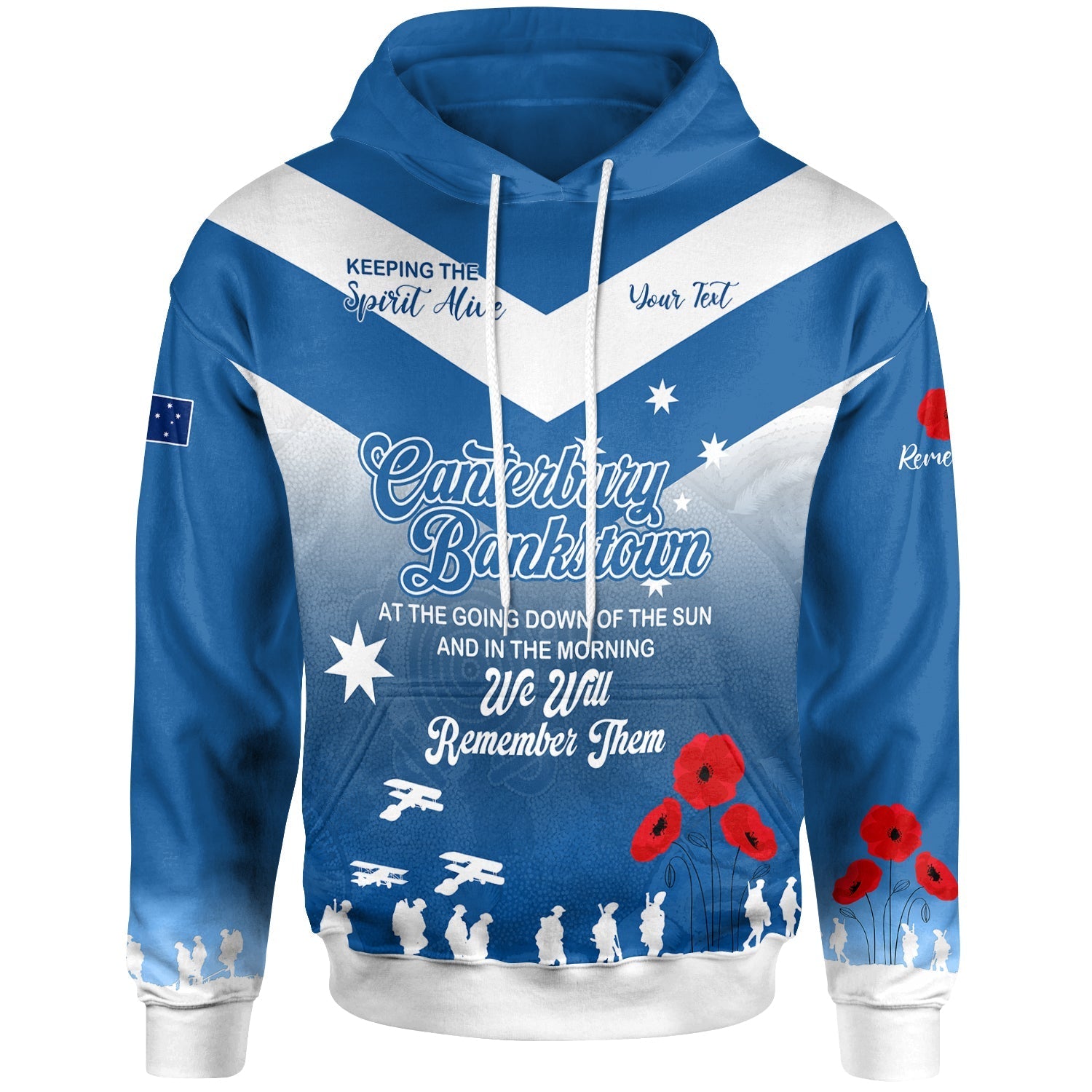 australia-canterbury-bankstown-anzac-custom-hoodie-keeping-the-spirit-alive-hoodie