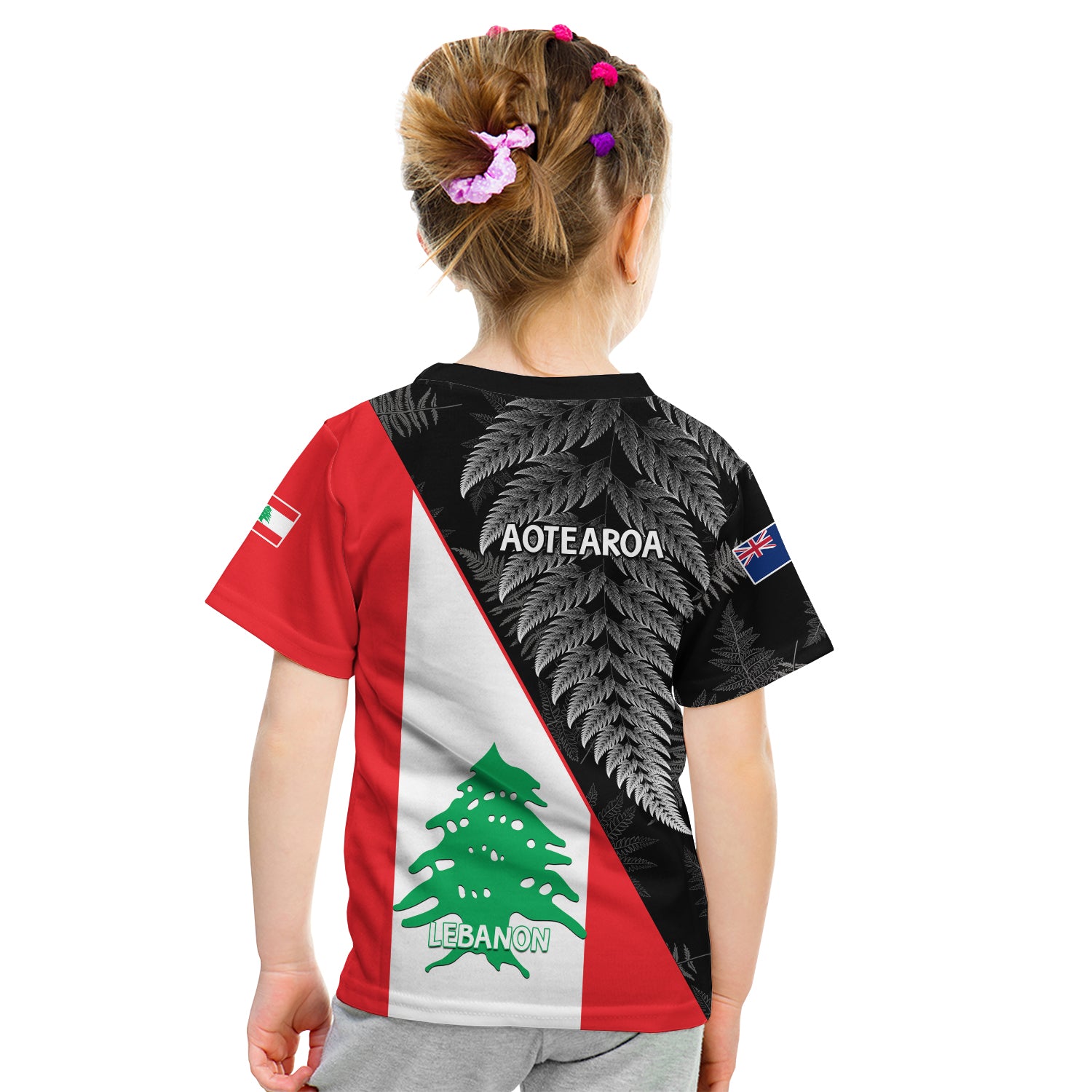 New Zealand And Lebanon T Shirt 2023 Aotearoa Fern With Lebanese Cedar - Vibe Hoodie Shop