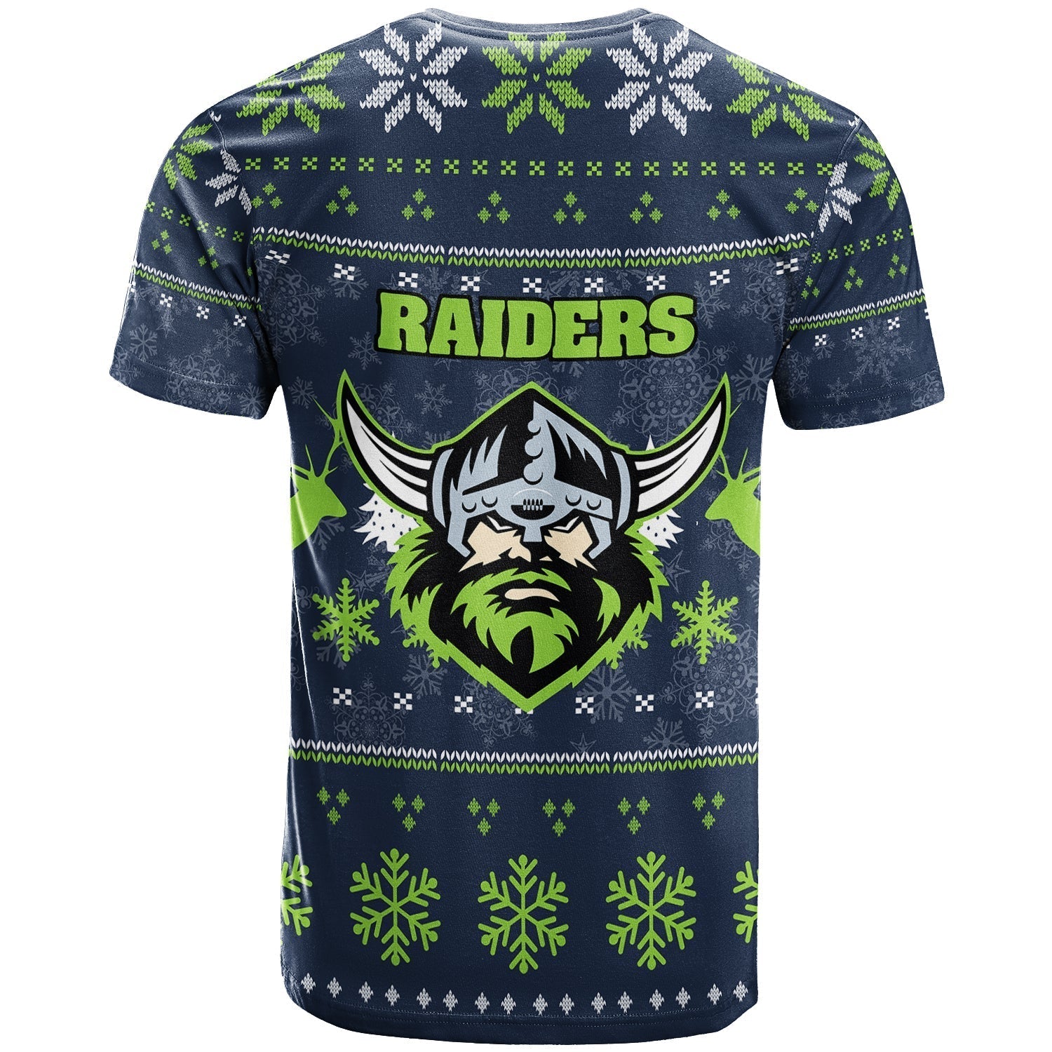 Canberra Raiders T shirt - Christmas Ugly Style - - Vibe Hoodie Shop