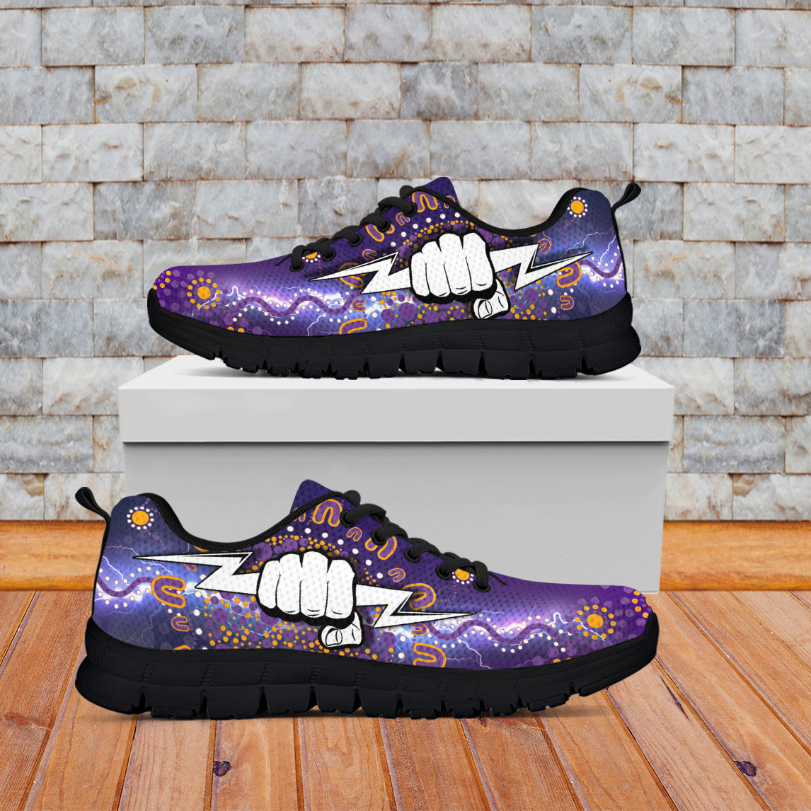 Melbourne Storm Sneakers Aboriginal Dot - Vibe Hoodie Shop