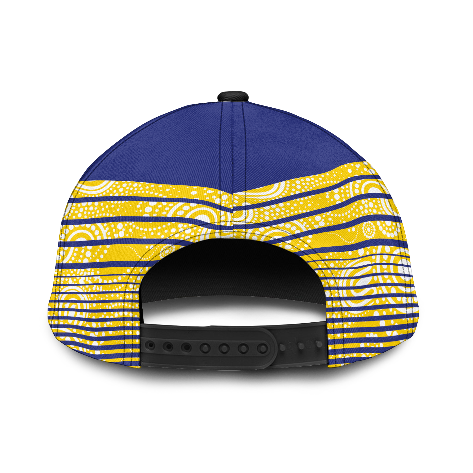 (Custom Personalised) Eels Rugby Parra Aboriginal Blue And Gold Cap - - Vibe Hoodie Shop