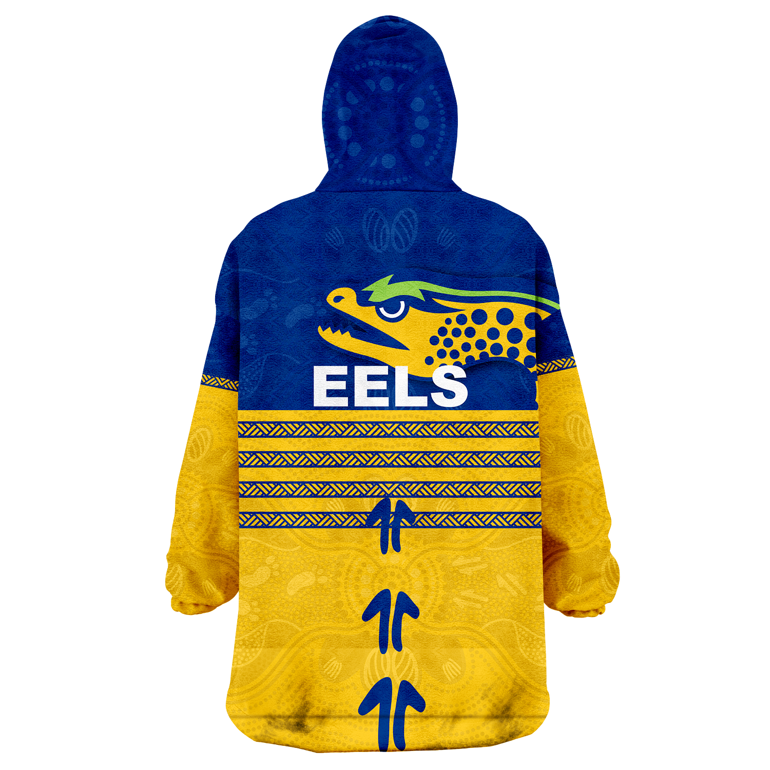 Parramatta Eels Pride Wearable Blanket Hoodie - - Vibe Hoodie Shop