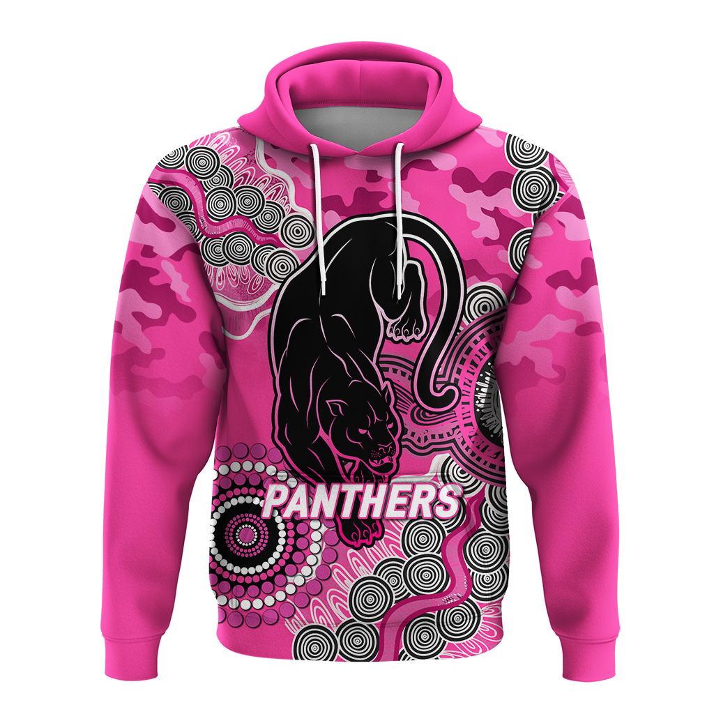 Panthers Rugby ANZAC Day Camouflage Indigenous Art Hoodie - LT12 - Vibe Hoodie Shop