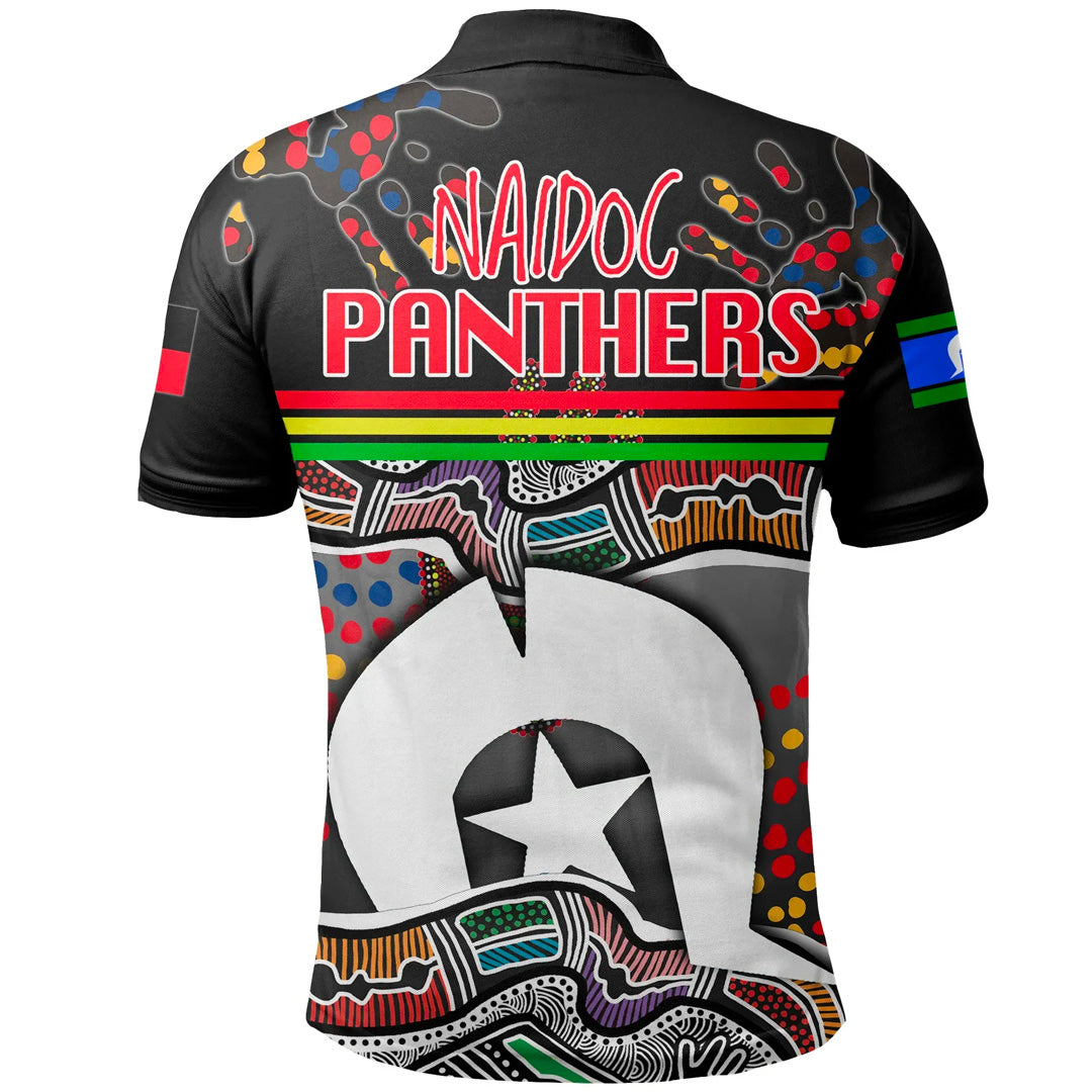 (Custom Personalised) NAIDOC Panthers Polo Shirt Torres Strait Islanders - Vibe Hoodie Shop