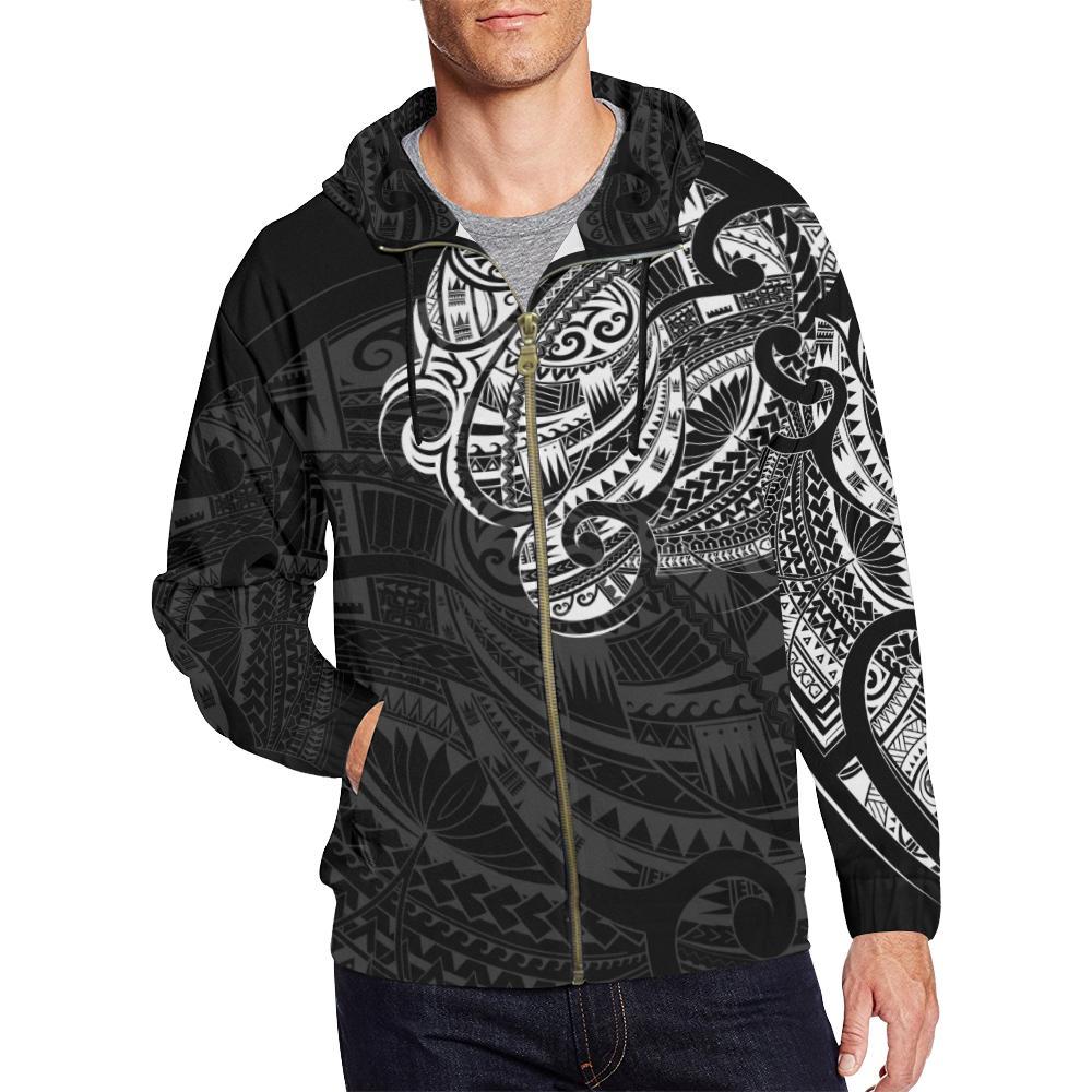 Maori Tattoo Hoodie, New Zealand Pullover Hoodie - Vibe Hoodie Shop