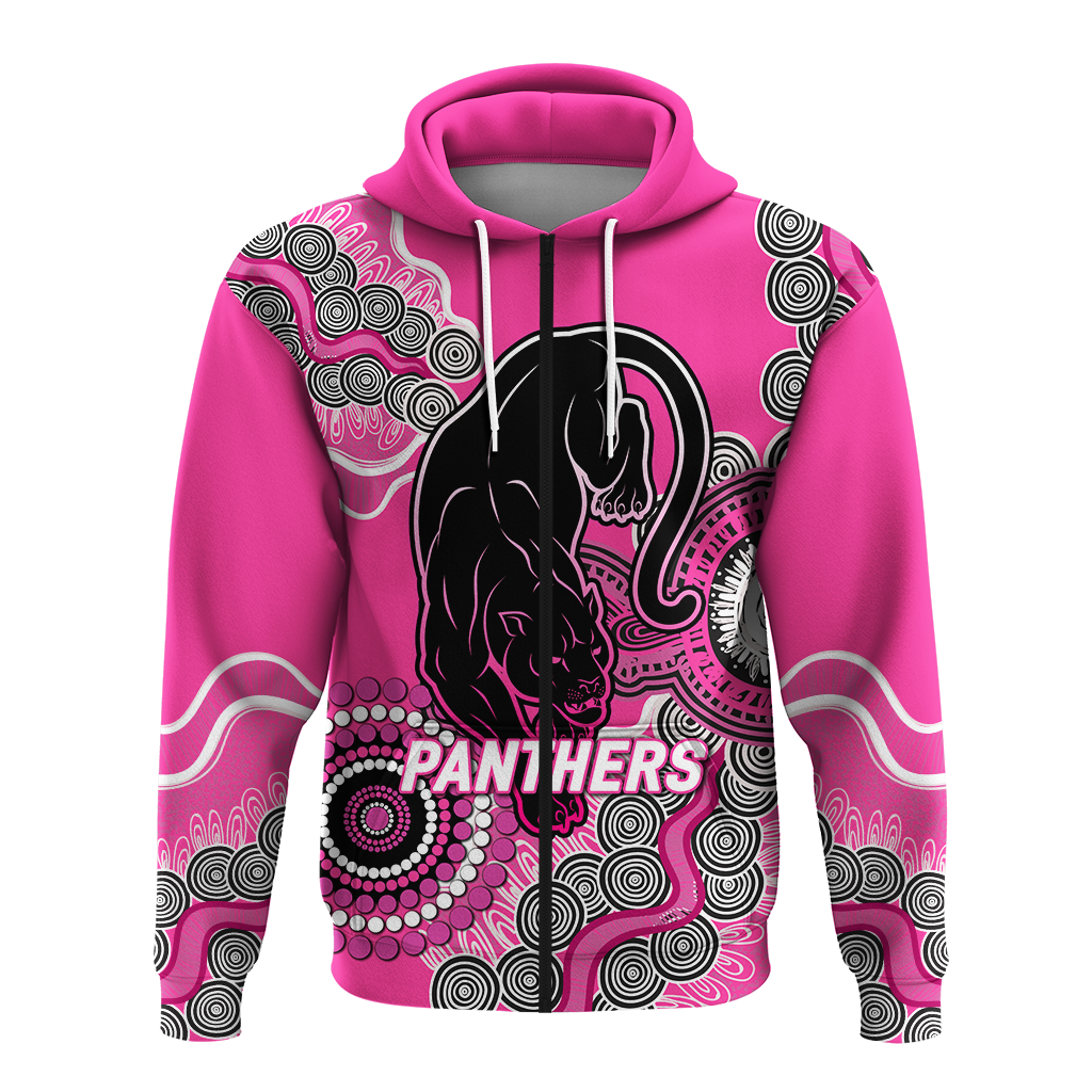 Panthers Rugby 2022 Aboriginal Art Hoodie - LT12 - Vibe Hoodie Shop