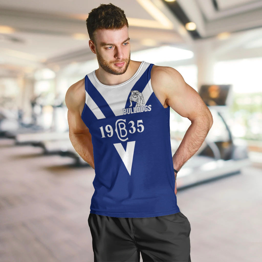 Canterbury - Bankstown Bulldogs Blue Men's Tank Top - - Vibe Hoodie Shop