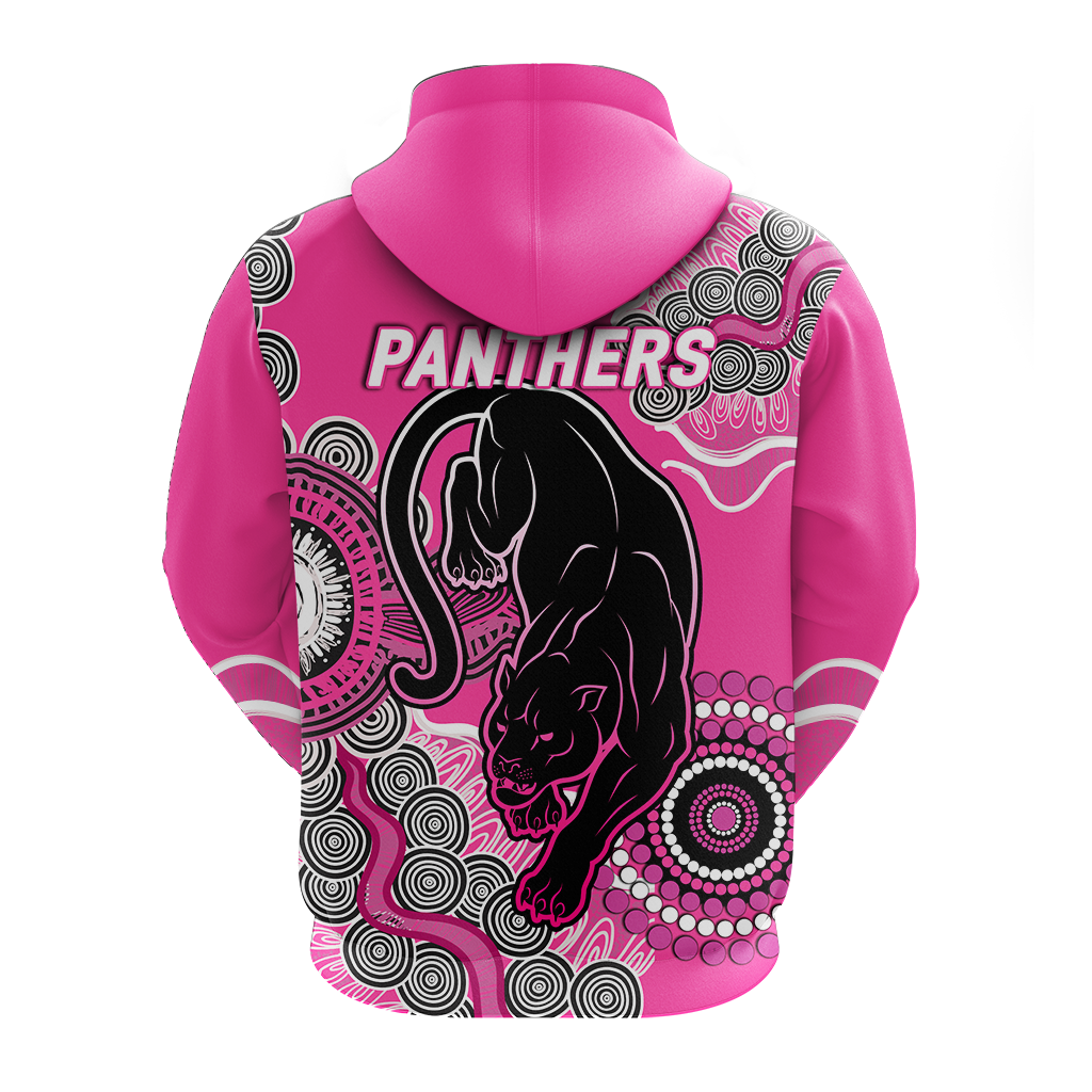 Panthers Rugby 2022 Aboriginal Art Hoodie - LT12 - Vibe Hoodie Shop
