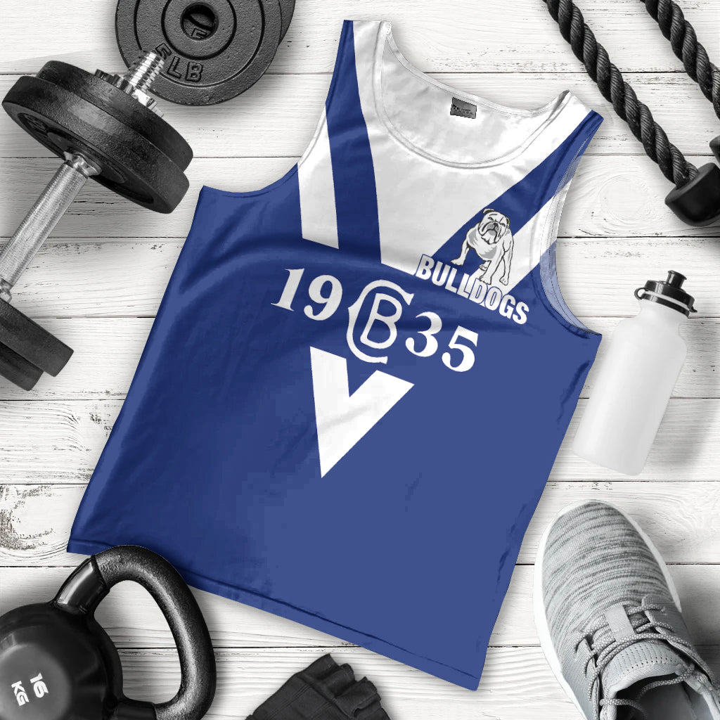 Canterbury - Bankstown Bulldogs Blue Men's Tank Top - - Vibe Hoodie Shop