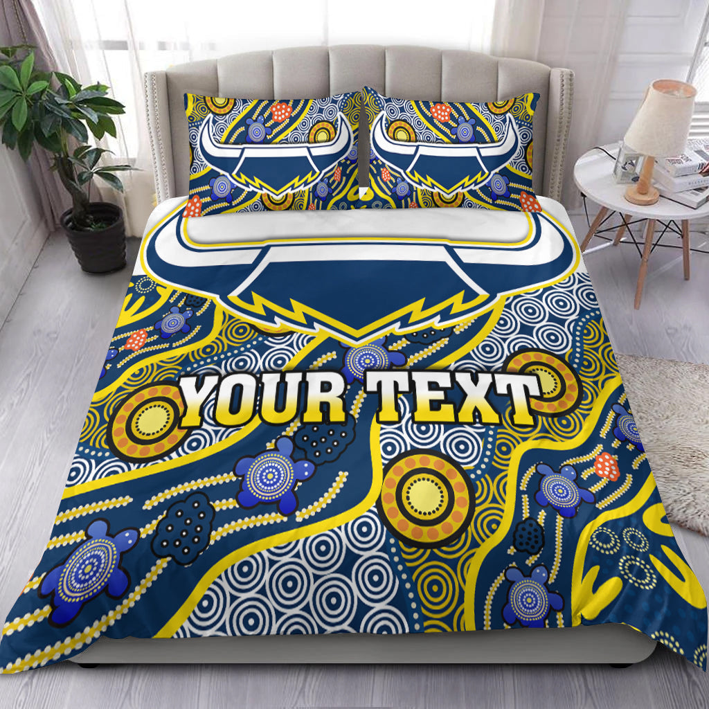 (Custom Personalised) Cowboys Bedding Set North Queensland Indigenous - Vibe Hoodie Shop