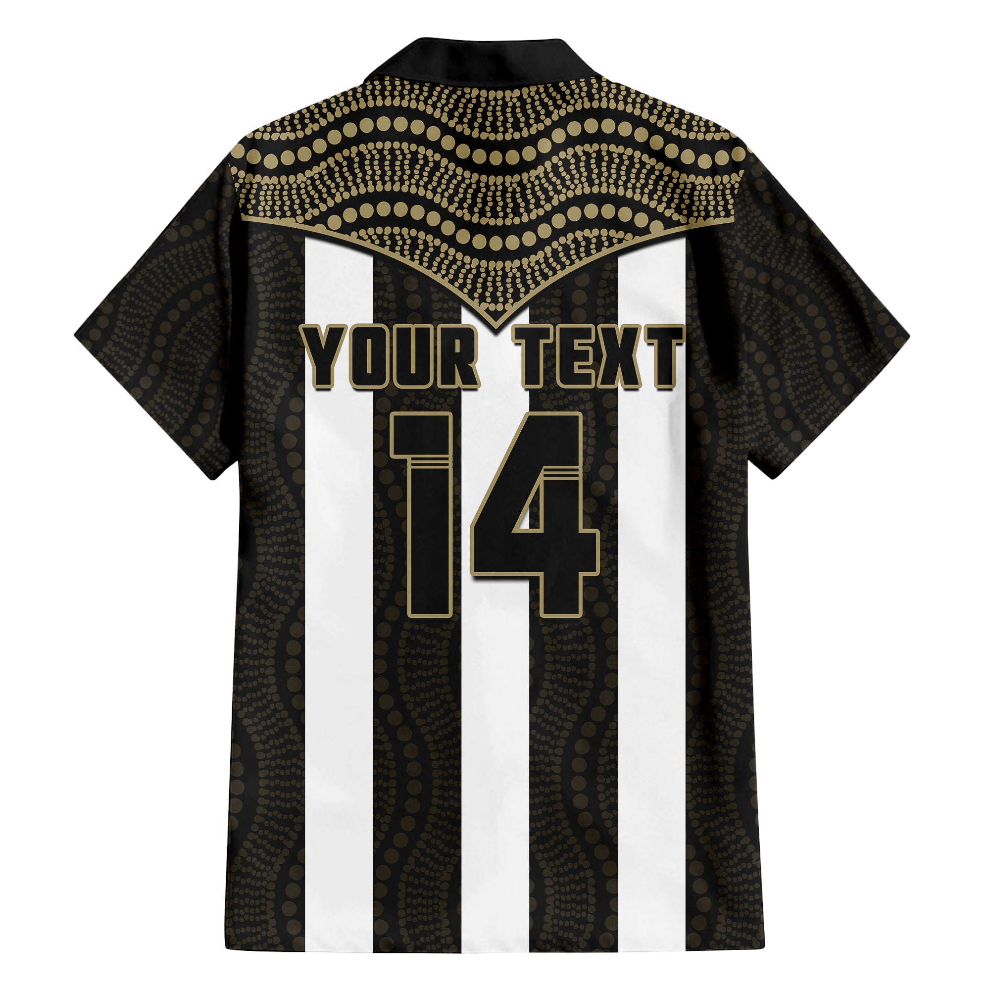 (Custom Text And Number) Magpies Football Hawaiian Shirt Collingwood 1892 Indigenous Sporty Style - Vibe Hoodie Shop
