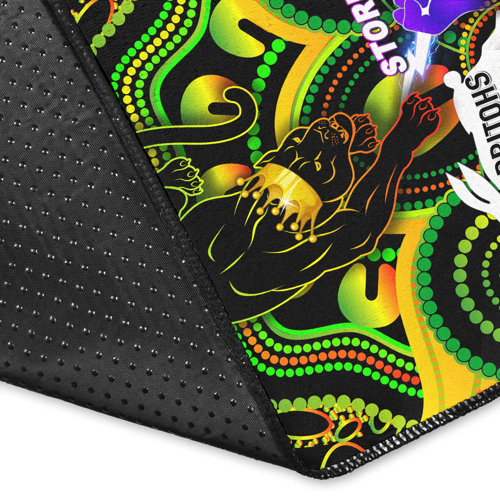 Penrith Panthers Area Rug 2021 Indigenous Premiers - The King - Vibe Hoodie Shop