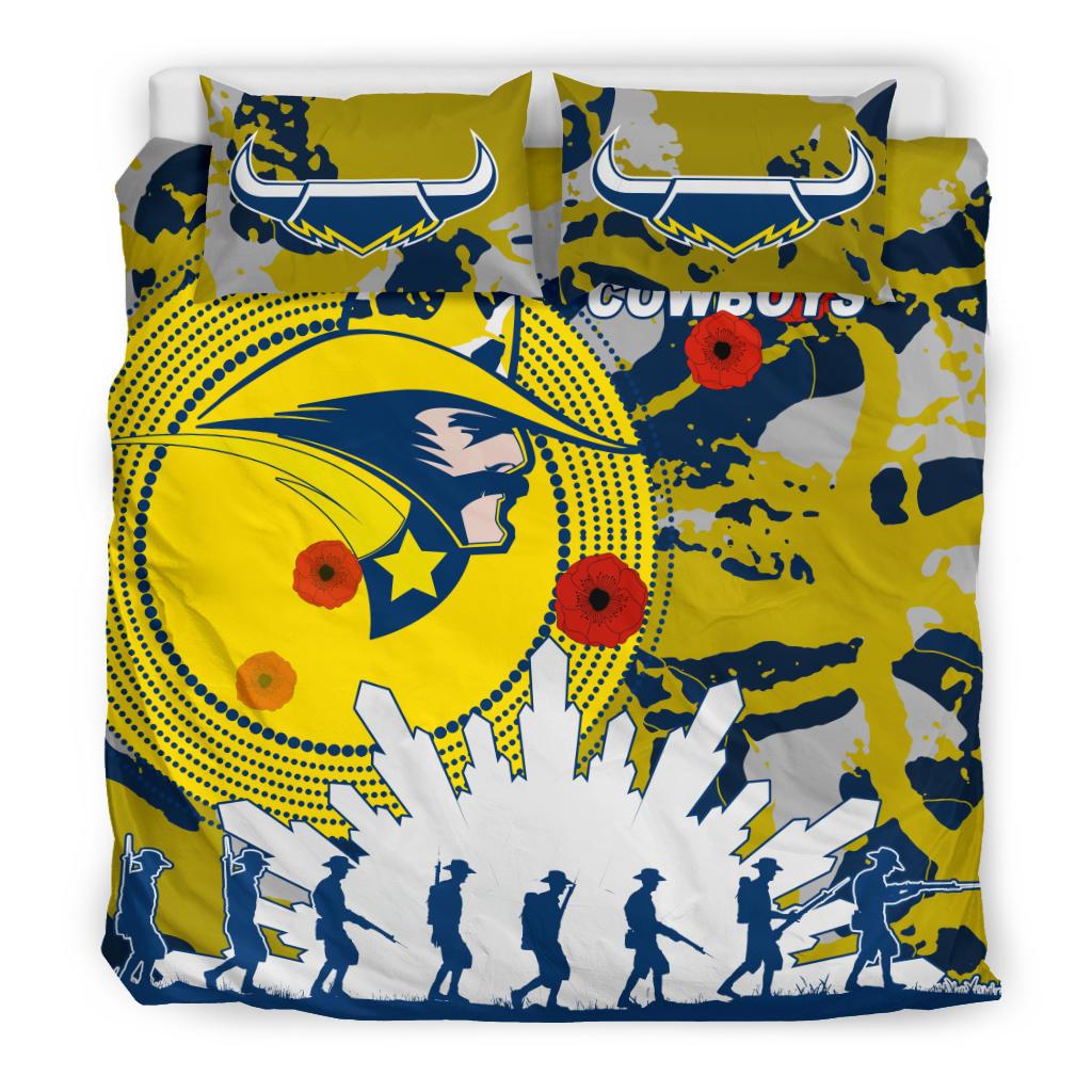Cowboys ANZAC Bedding Set Will Remember Forever - Vibe Hoodie Shop