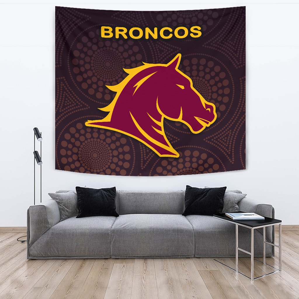 Brisbane Tapestry Broncos Simple Indigenous - Vibe Hoodie Shop