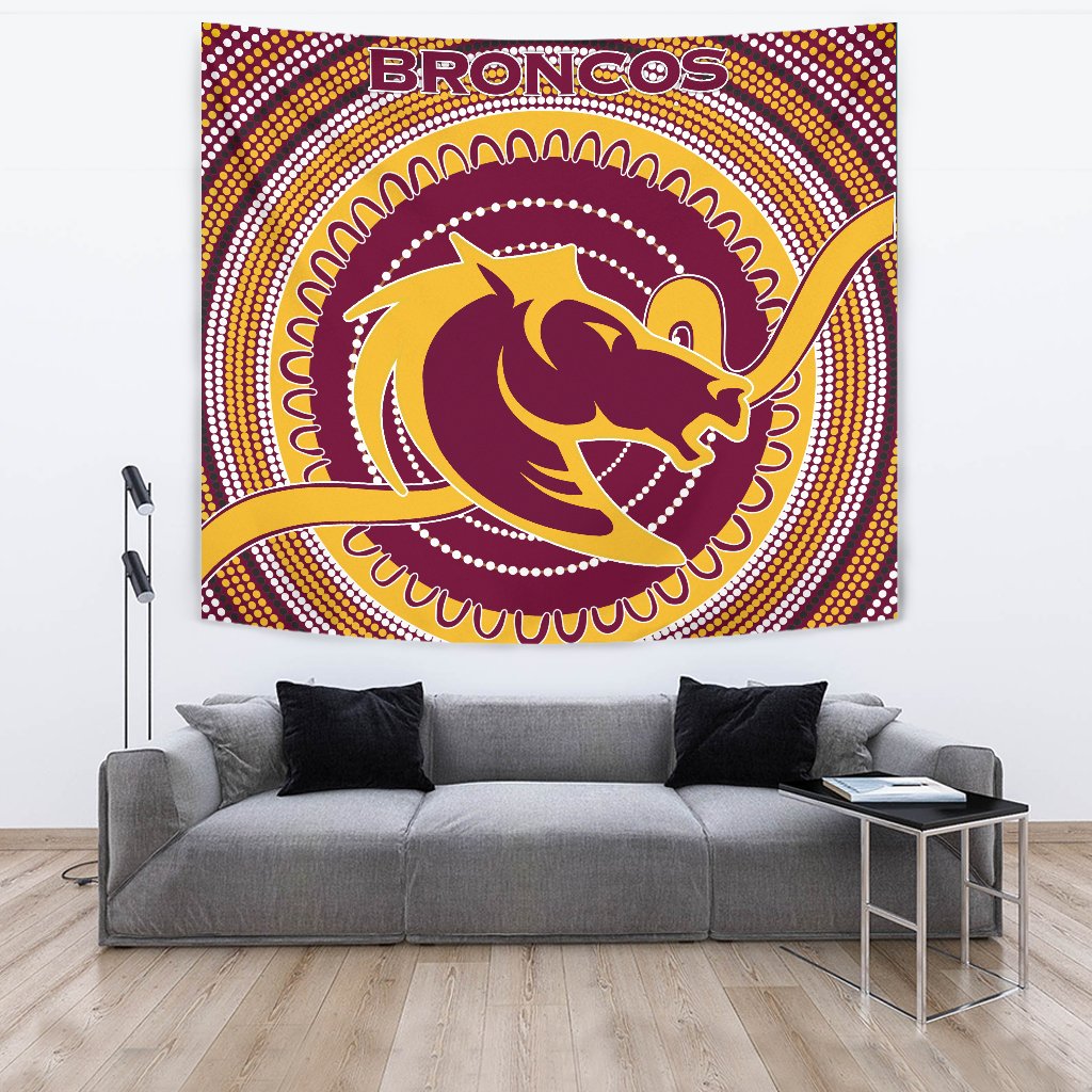 Brisbane Tapestry Broncos Aboriginal - Vibe Hoodie Shop