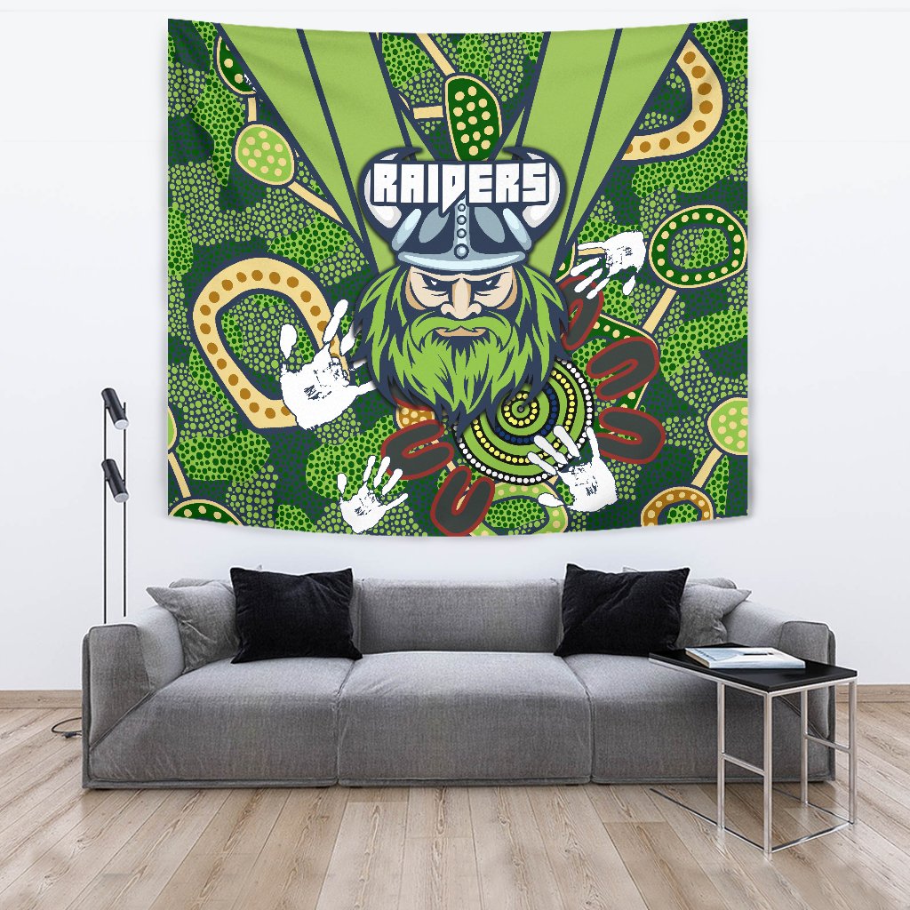 Raiders Tapestry Canberra Indigenous - Vibe Hoodie Shop