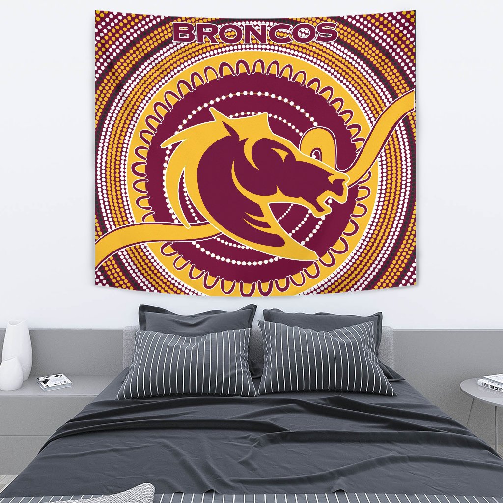 Brisbane Tapestry Broncos Aboriginal - Vibe Hoodie Shop