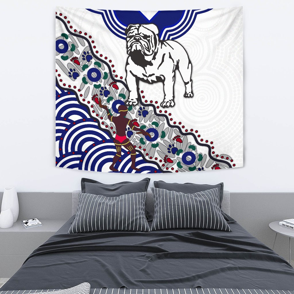 Bulldogs Tapestry Indigenous - Vibe Hoodie Shop