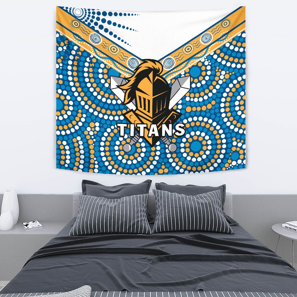 Titans Knight Tapestry Gold Coast - Vibe Hoodie Shop