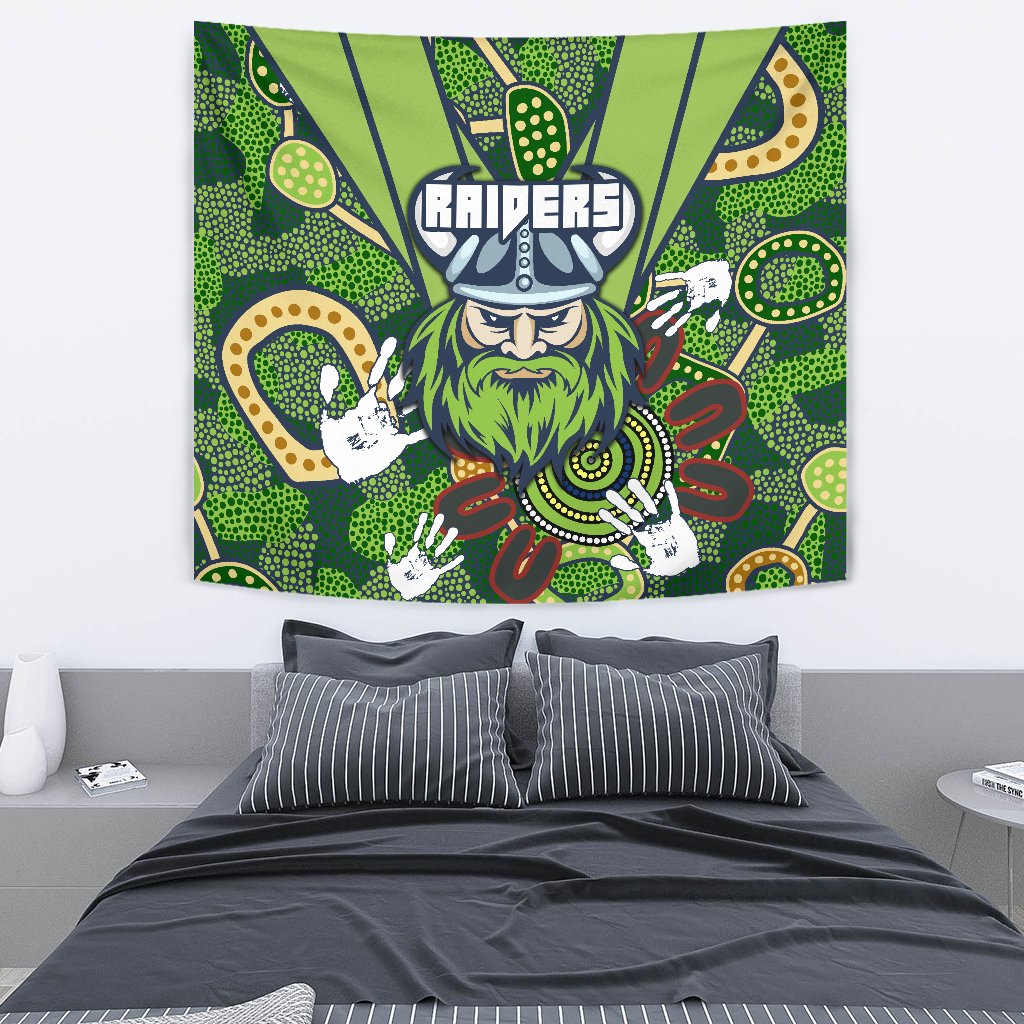 Raiders Tapestry Canberra Indigenous - Vibe Hoodie Shop