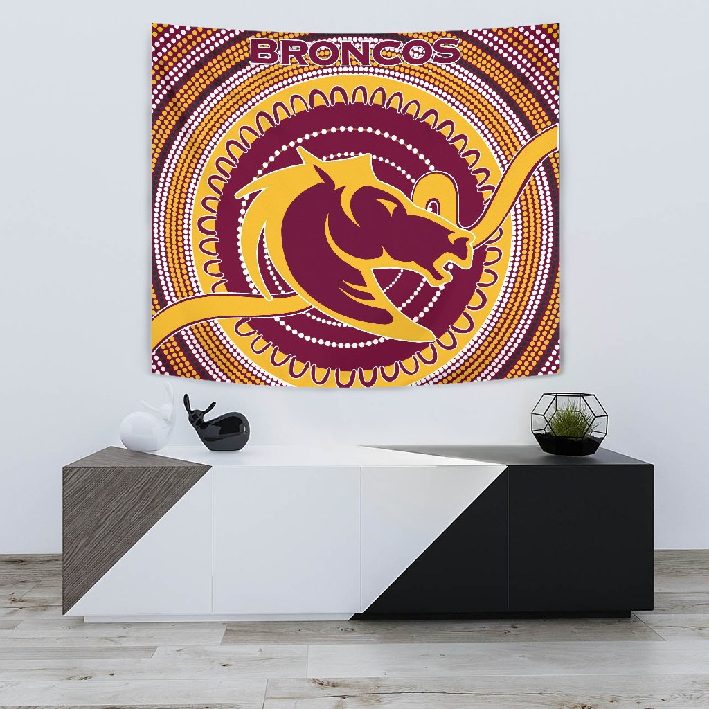 Brisbane Tapestry Broncos Aboriginal - Vibe Hoodie Shop