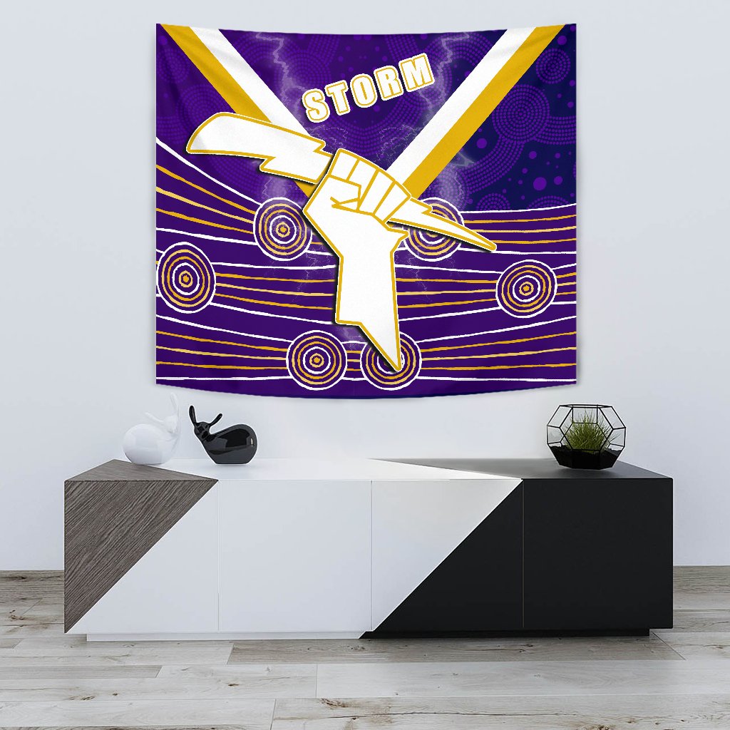 Storm Tapestry Indigenous Melbourne - Vibe Hoodie Shop