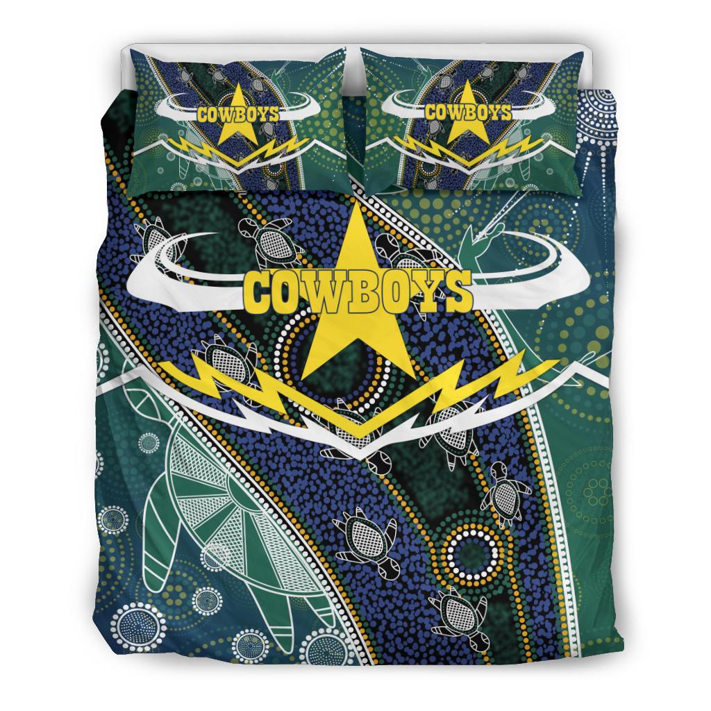 Cowboys Aboriginal Bedding Set - Vibe Hoodie Shop