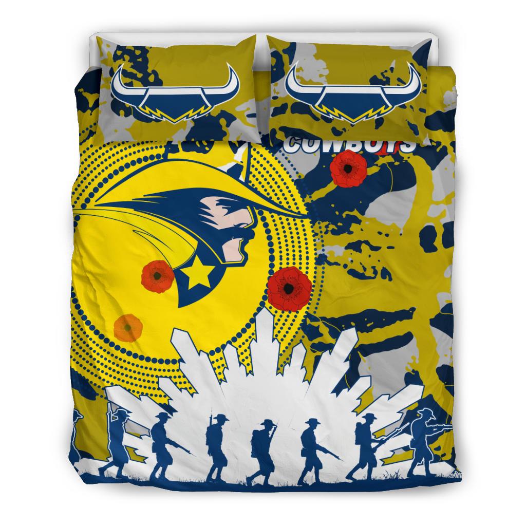 Cowboys ANZAC Bedding Set Will Remember Forever - Vibe Hoodie Shop